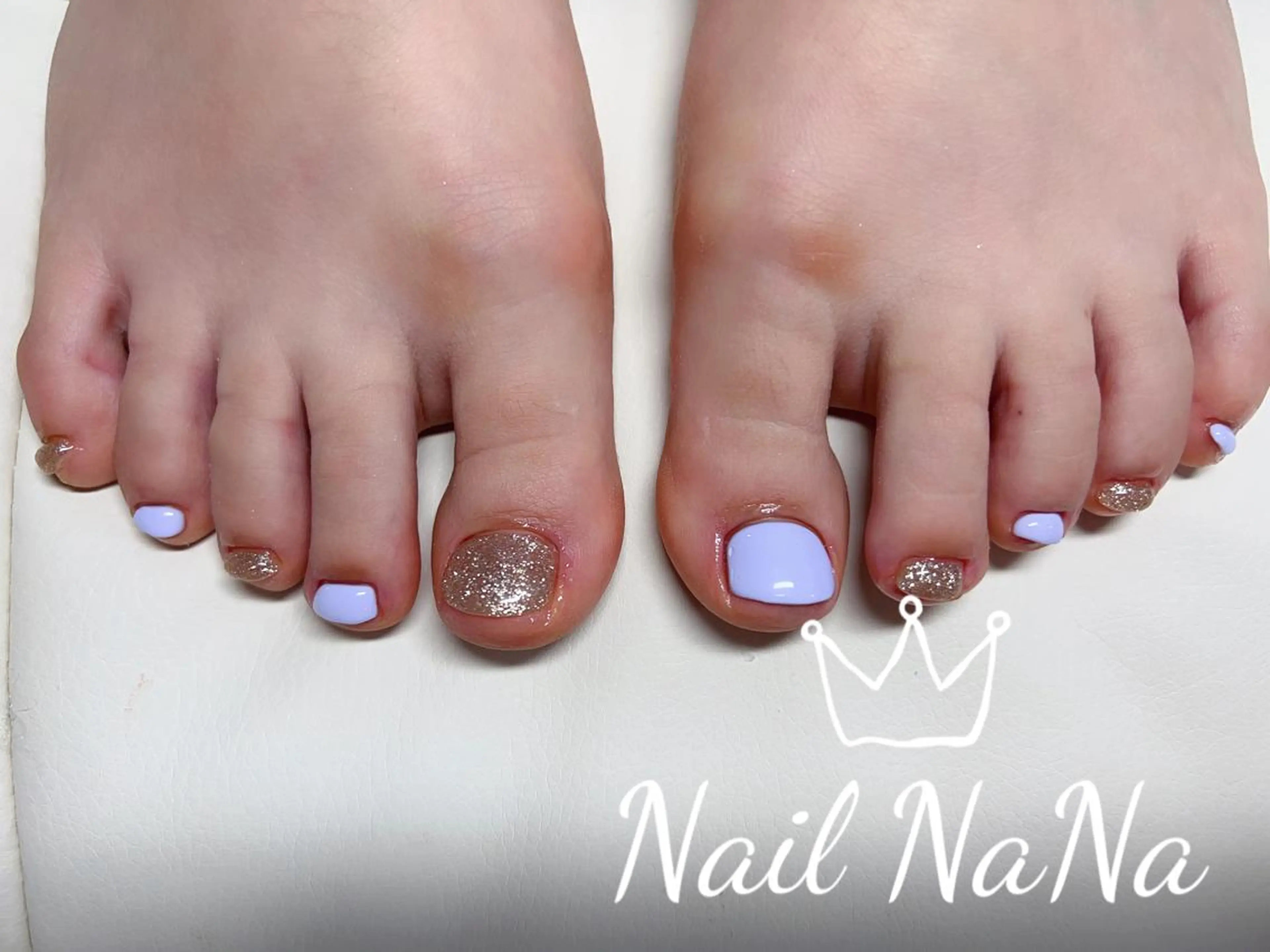 ショート カラー ネイル フットネイル フットネイル Nail NaNaのネイルデザイン