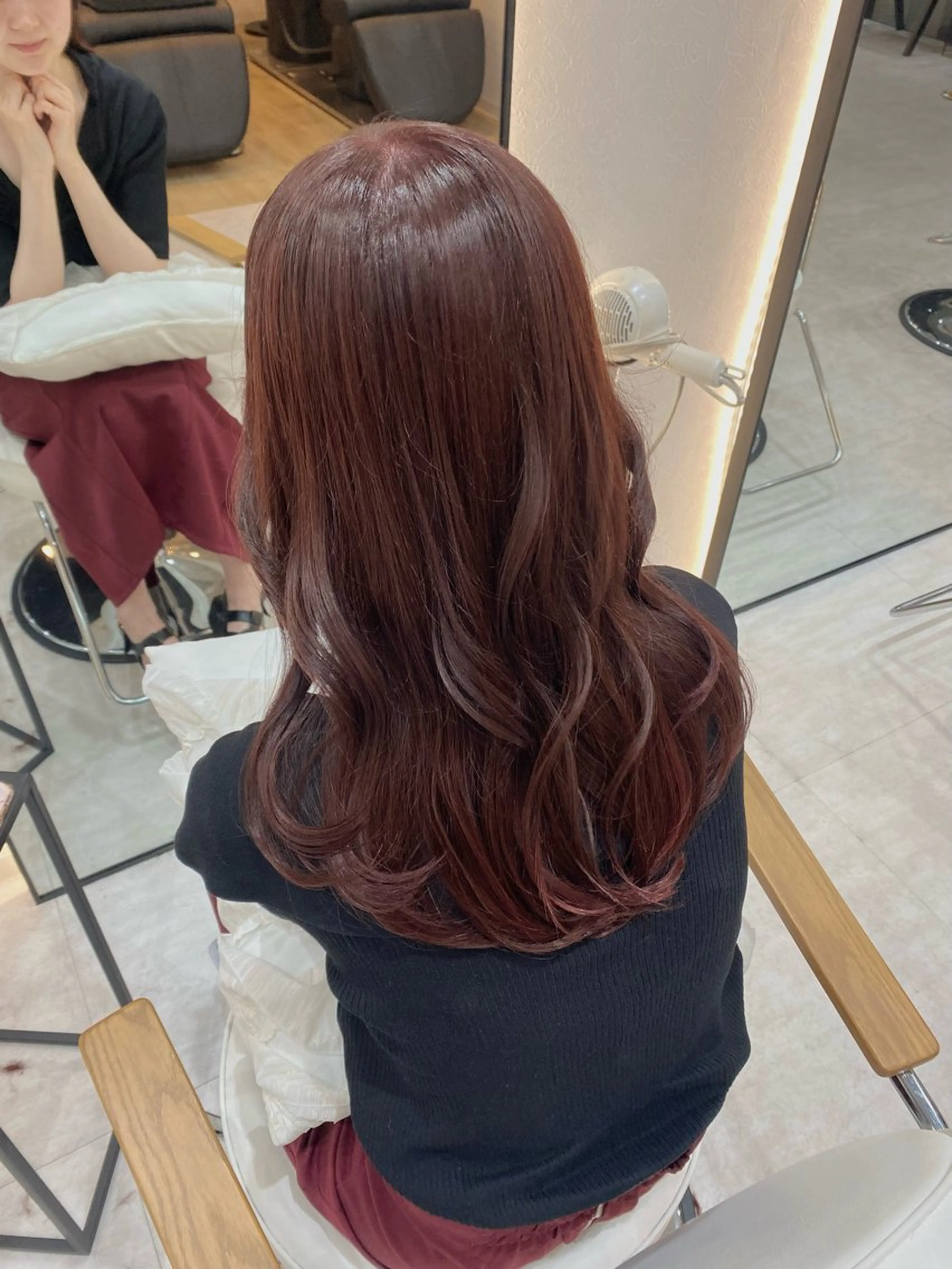 ロング カット ヘアカラー トリートメント 髪質改善/艶カラー 🎀レイヤーカットのヘアスタイル