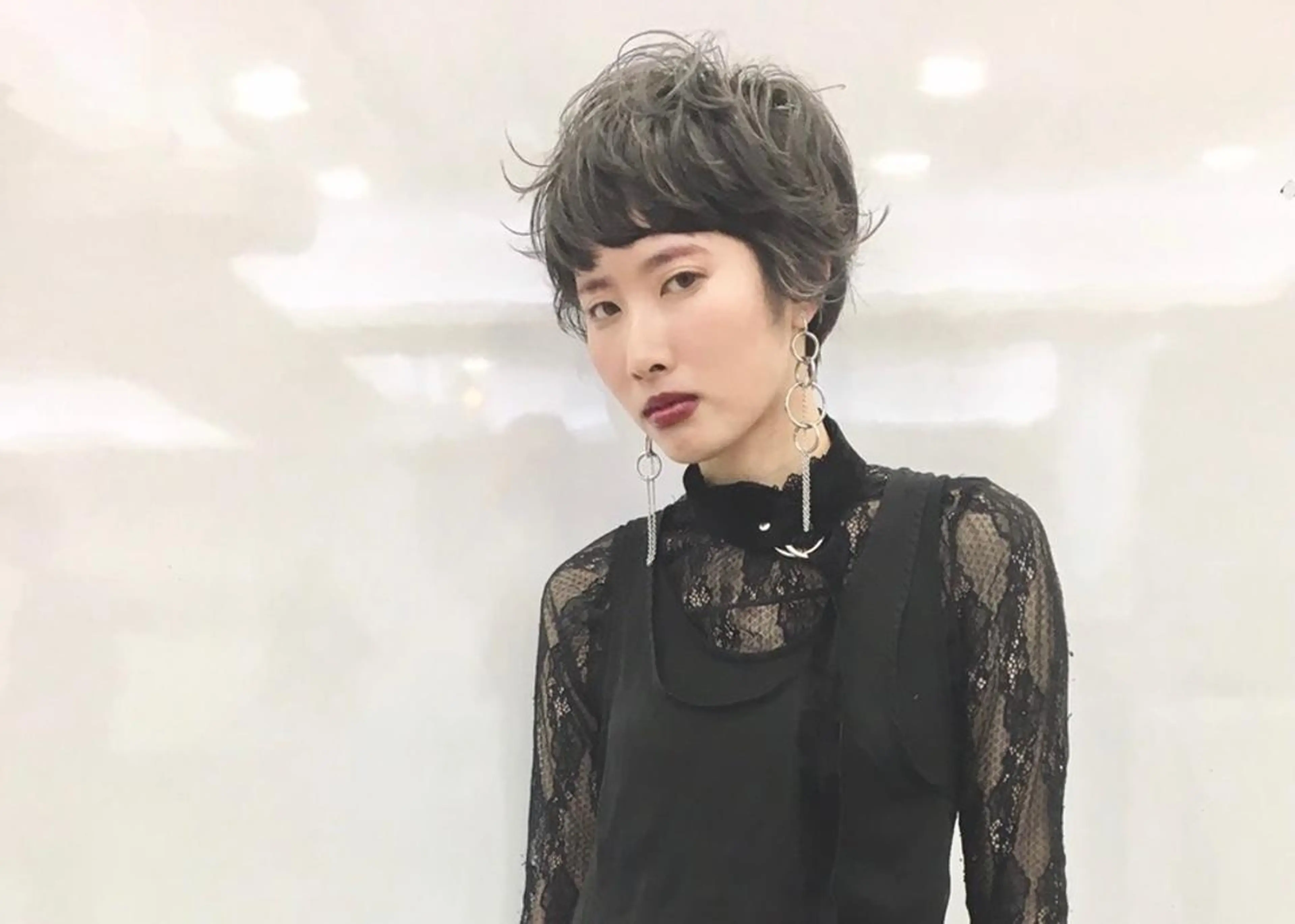 ショート カラー カラー特化型美容師 保住のヘアスタイル