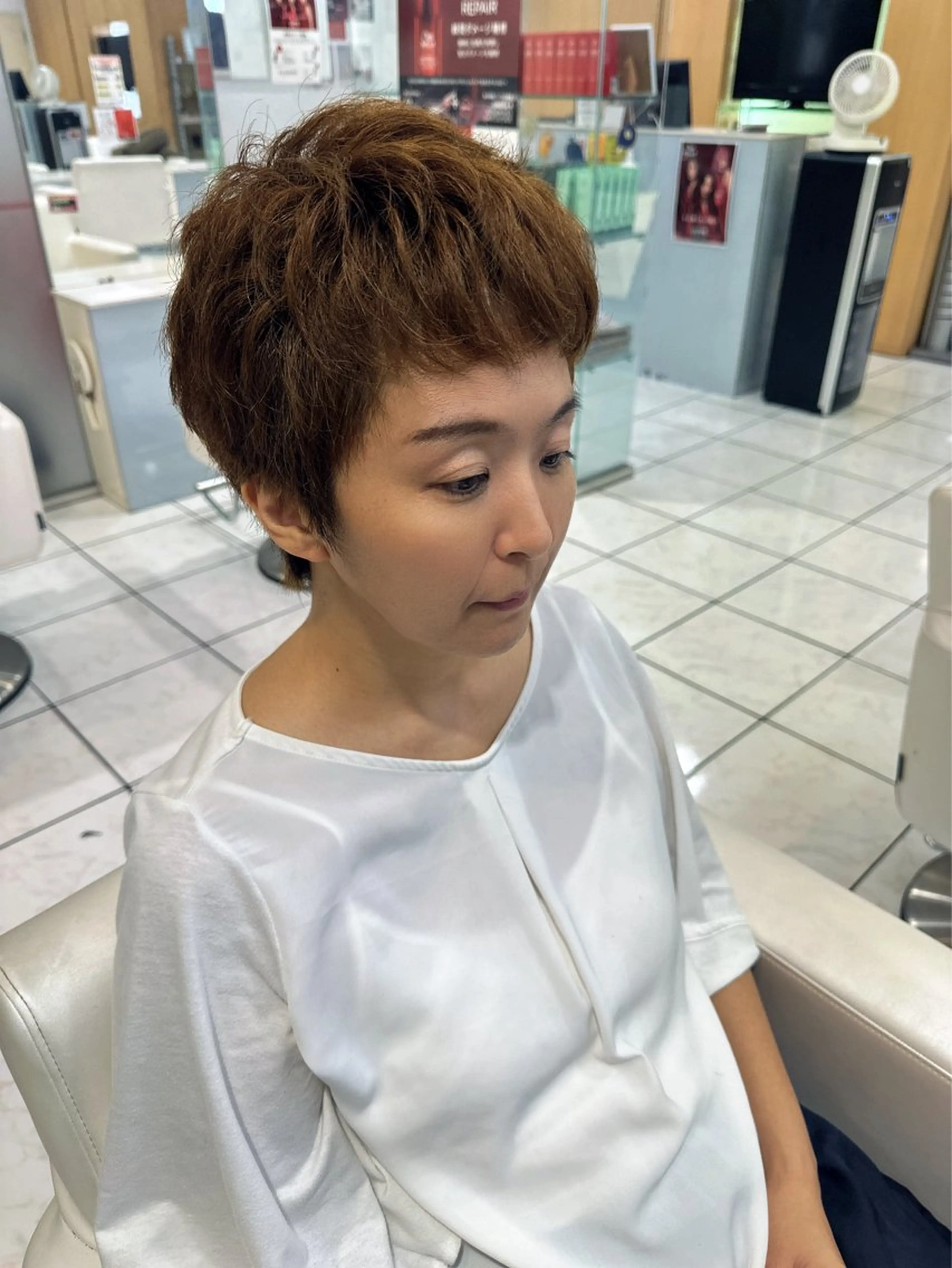 ショート ベリーショート ショートヘア EXCEL所属・齊藤あみな 大岡山🍒❤のヘアスタイル