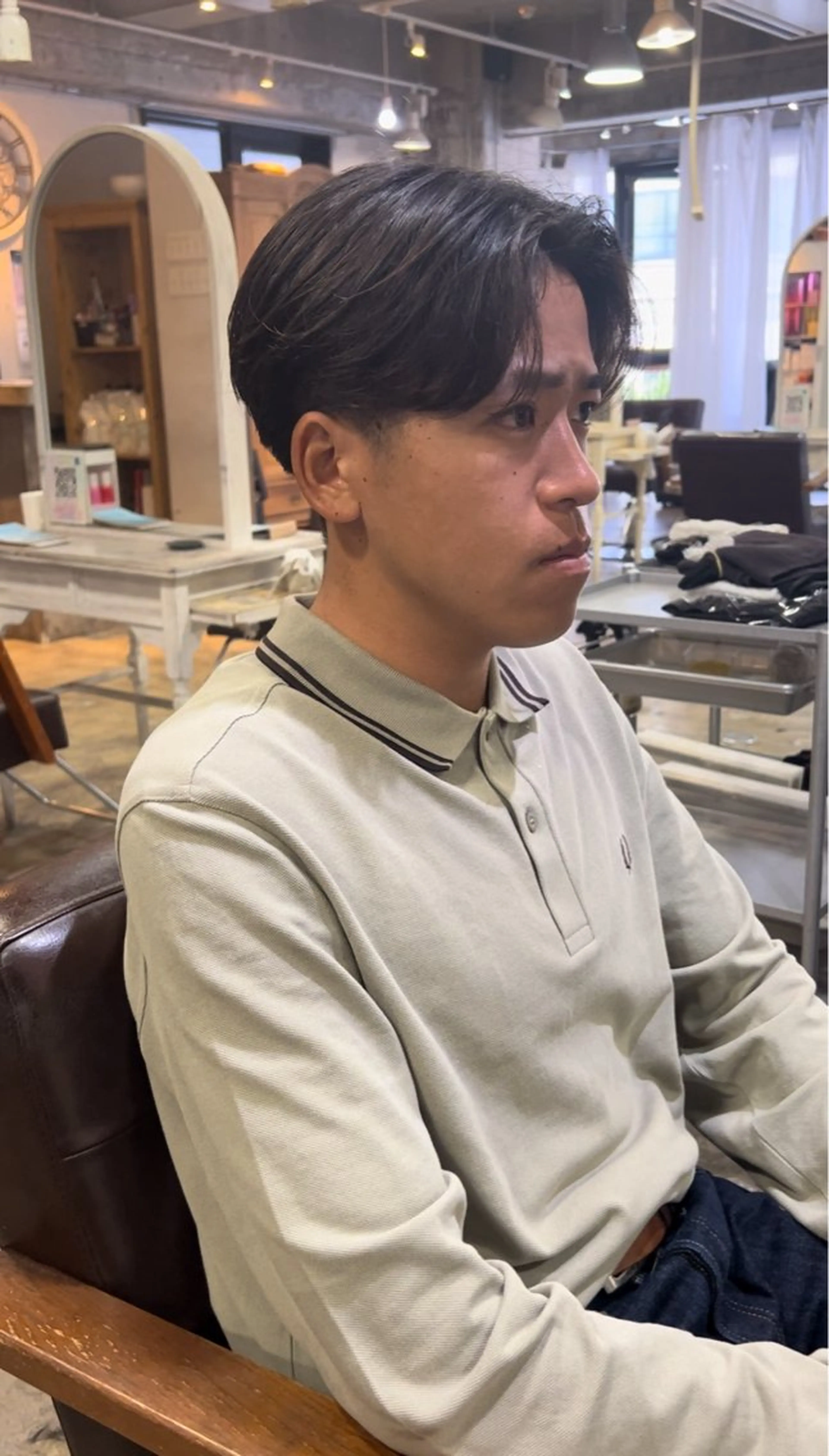 メンズ カット 縮毛矯正 トリートメント ヘアセット Pia/KIRIA /福岡美容室のヘアスタイル
