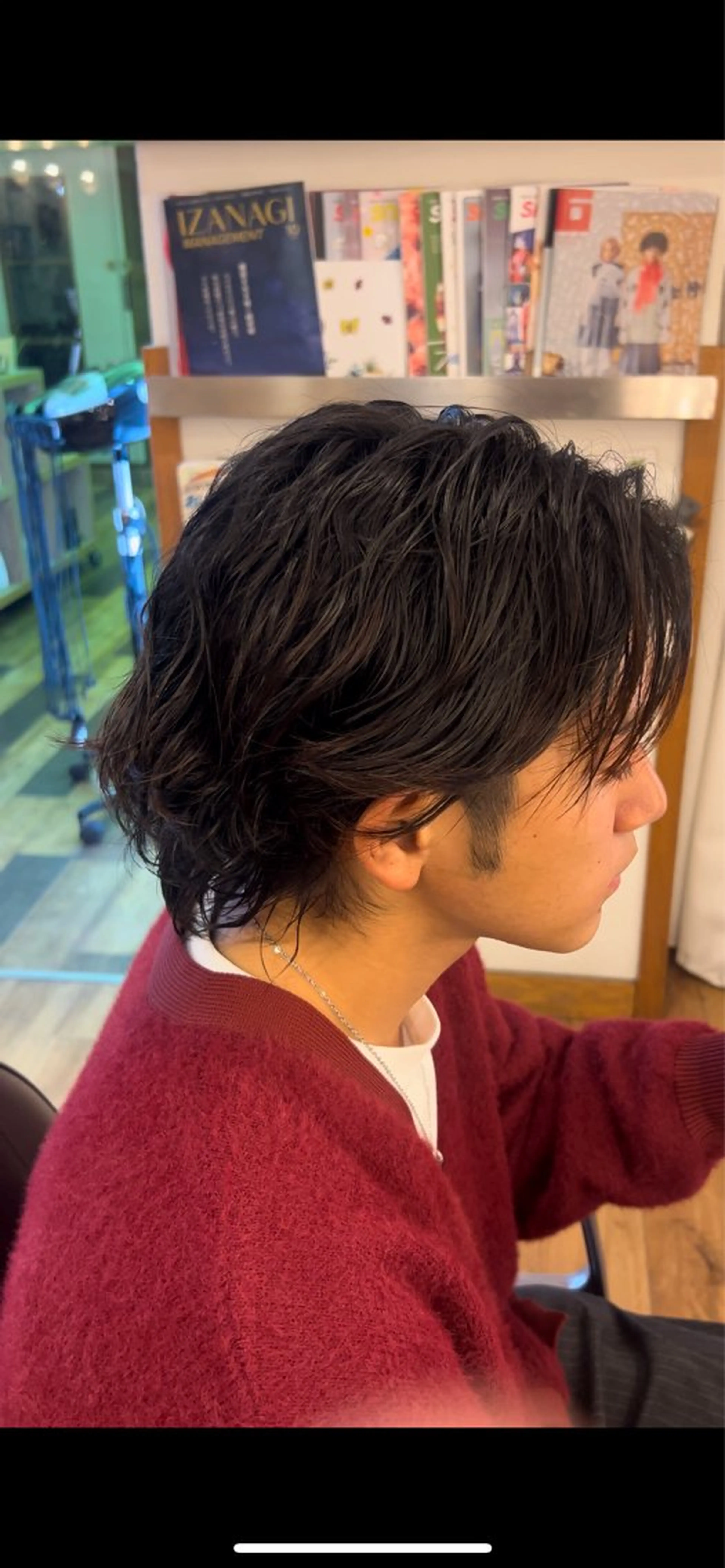 パーマ メンズ ニュアンスパーマ カット パーマ メンズ/海外風/ 波巻き/サーフカールのヘアスタイル