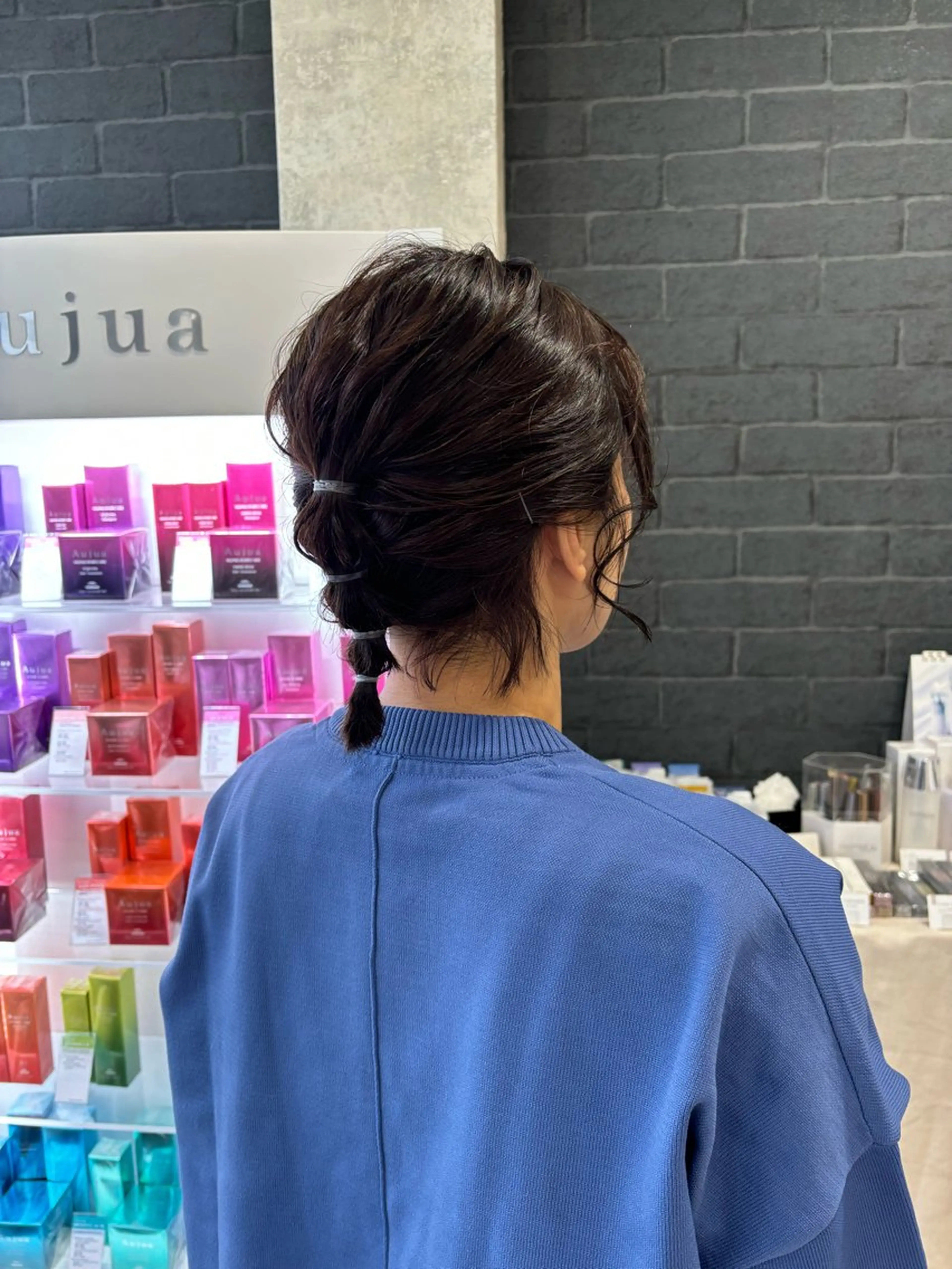 カラー ヘアアレンジ ヘアカラー トリートメント ヘアセット ヤマグチ ユキナのヘアスタイル