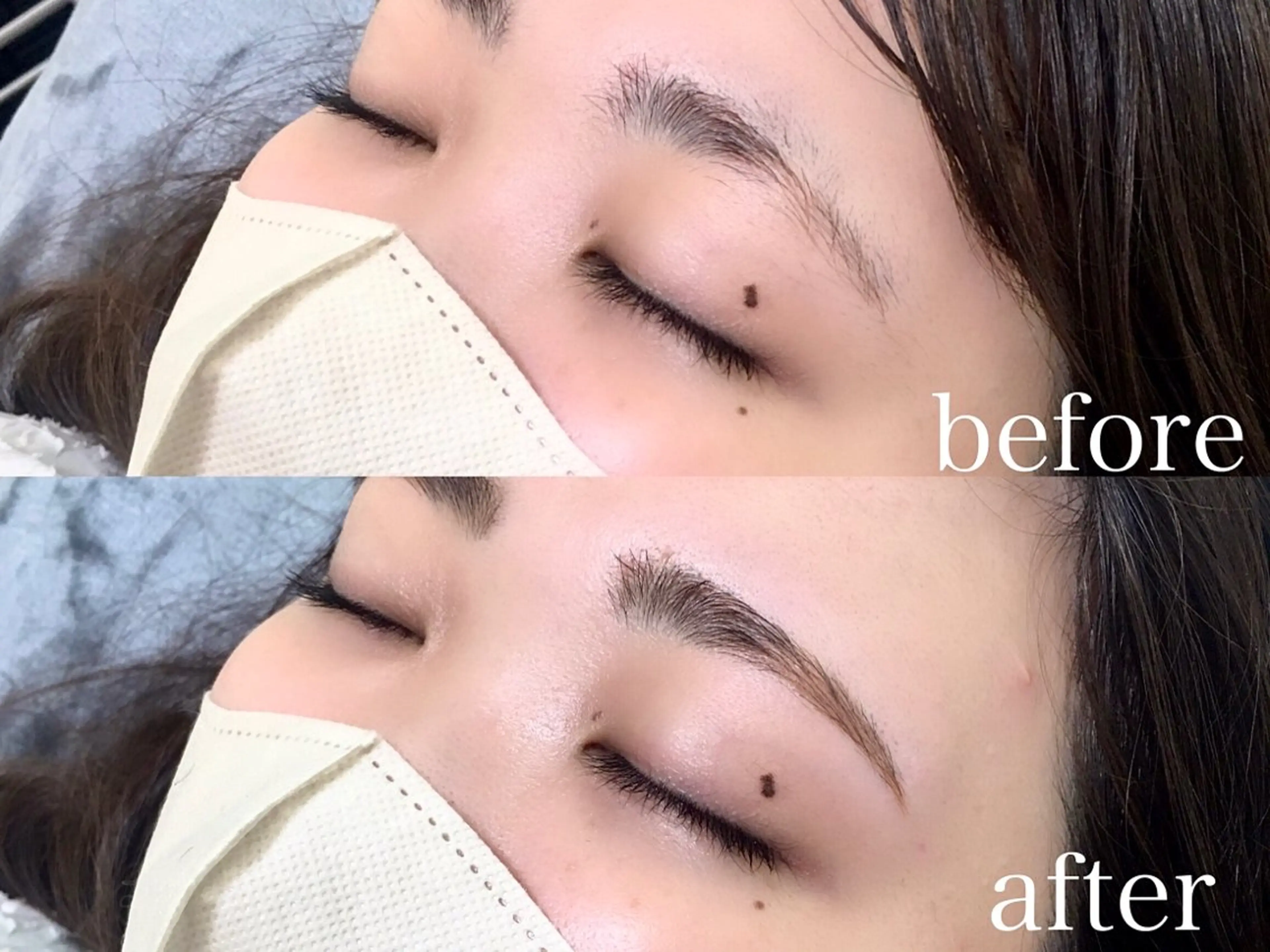 アイブロウ ハリウッドブロウリフト 眉毛ワックス脱毛 Three スリーの眉毛・アイブロウイメージ