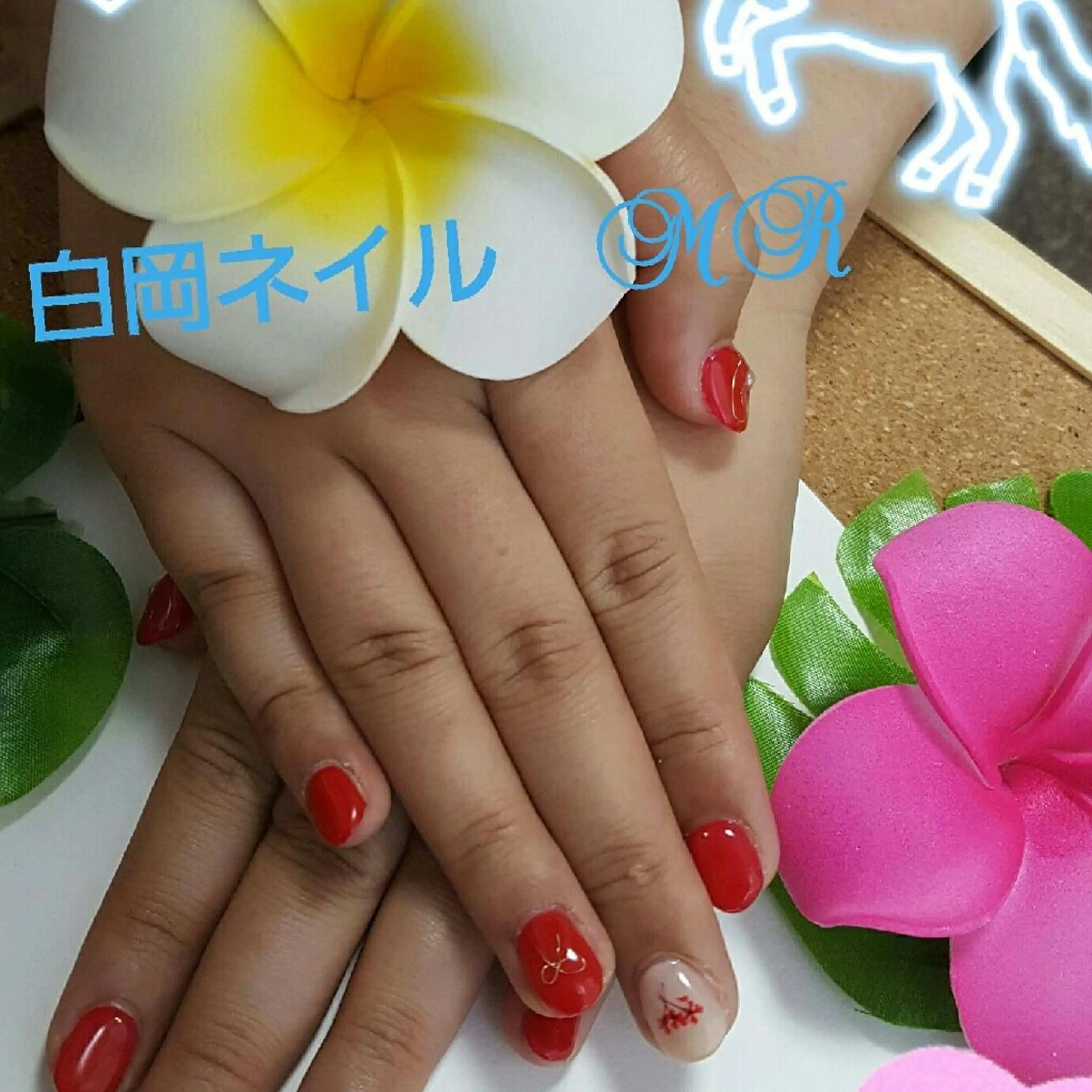 ネイル フラワーネイル Uchida meのネイルデザイン