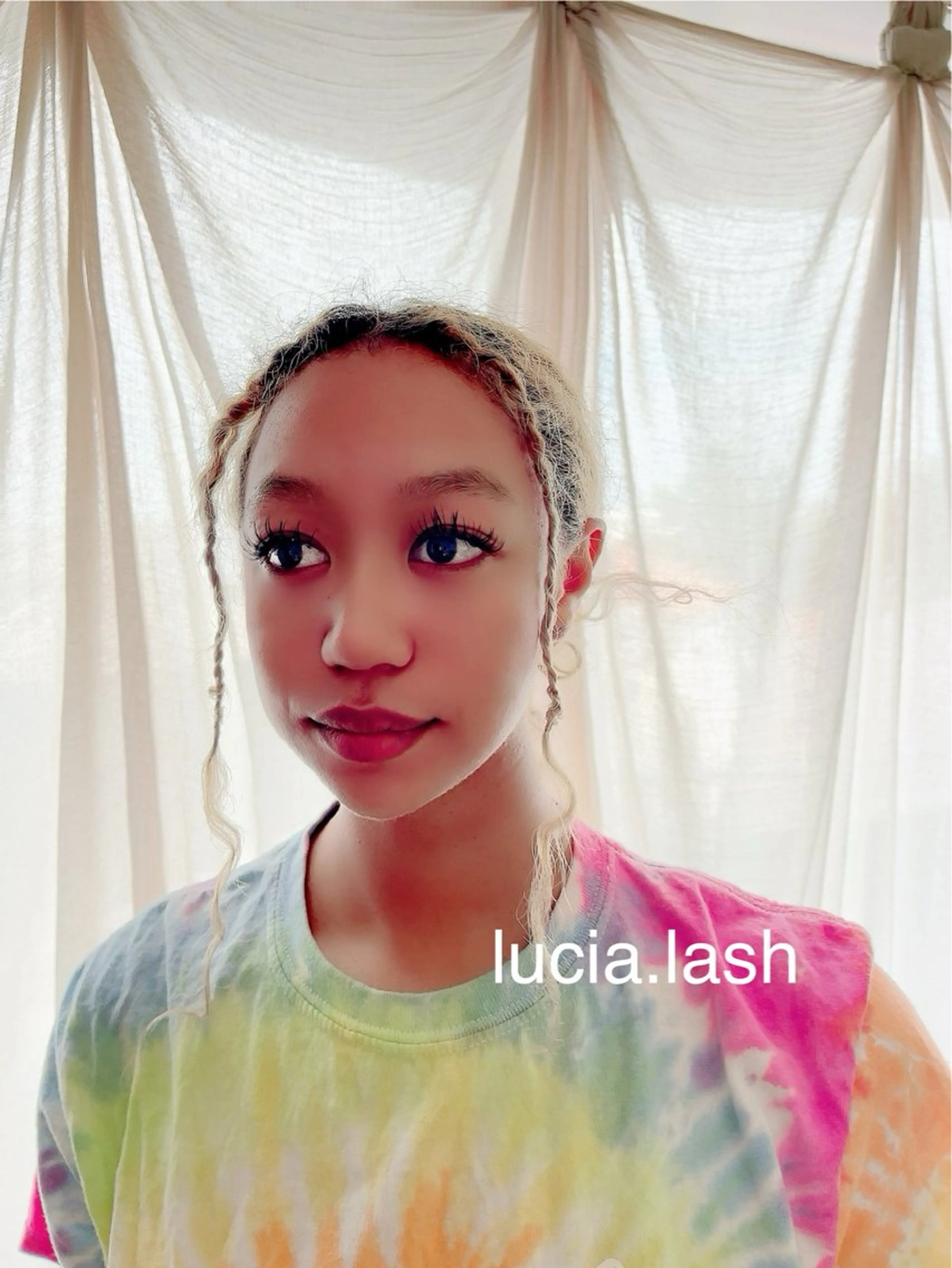 マツエク・マツパ 束感まつ毛 フラットラッシュ マツエク Lucia 小川のマツエク・マツパデザイン