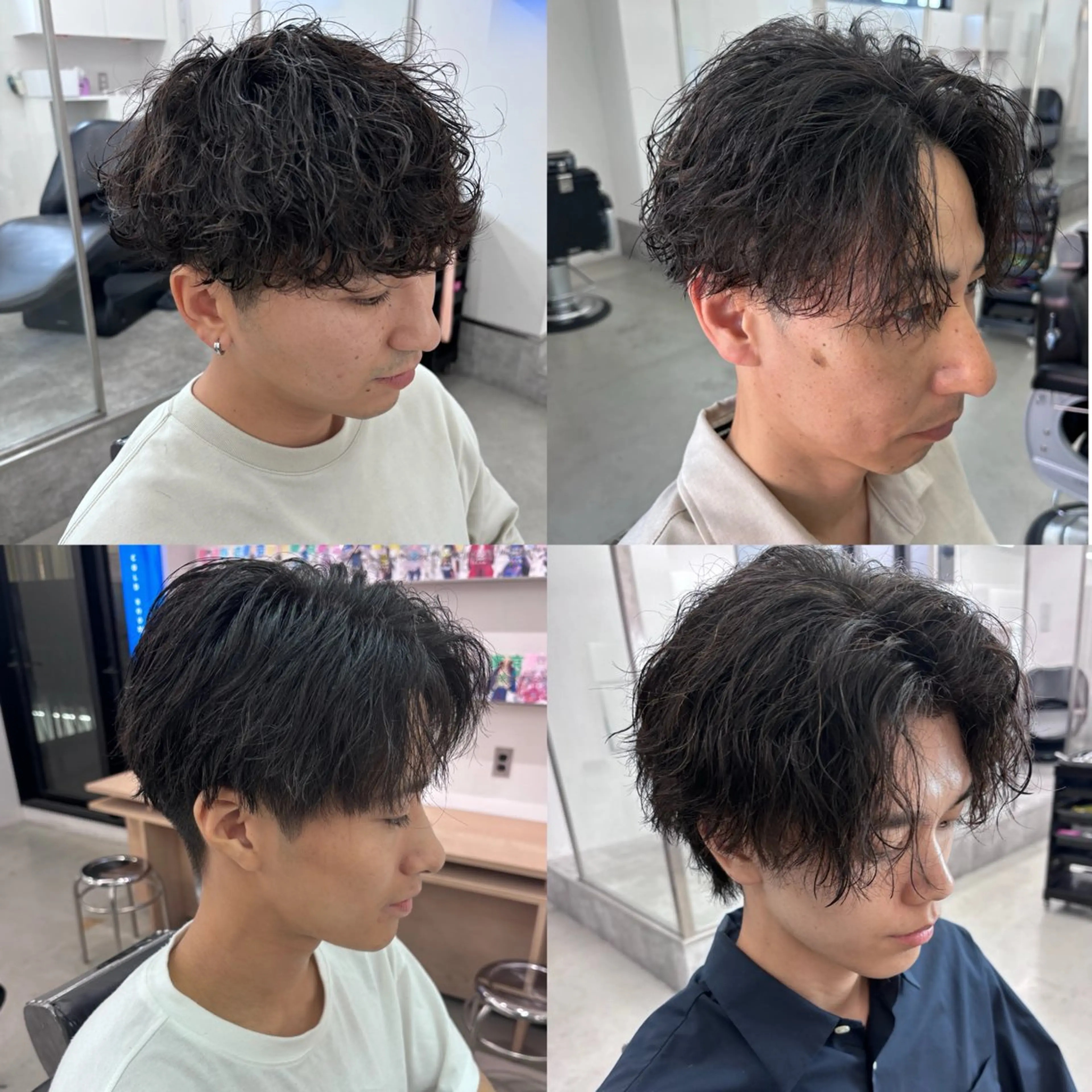 パーマ メンズ カット パーマ 土岐 仁/メンズ専門 パーマ特化美容師🌀のヘアスタイル