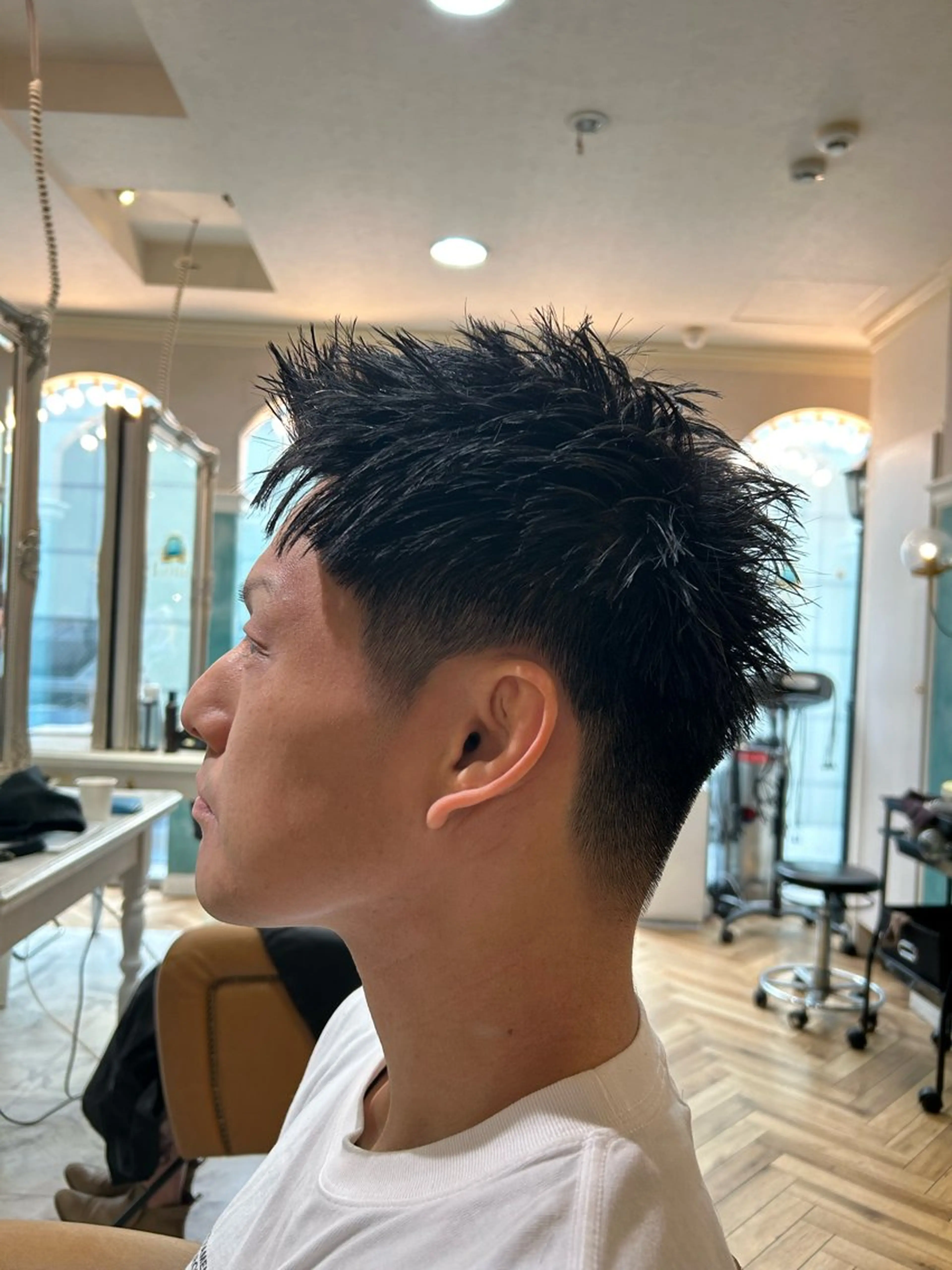 ショート メンズ カット ヘアカラー トリートメント 池袋/韓国メンズヘア ❤️💙軸丸みうのヘアスタイル