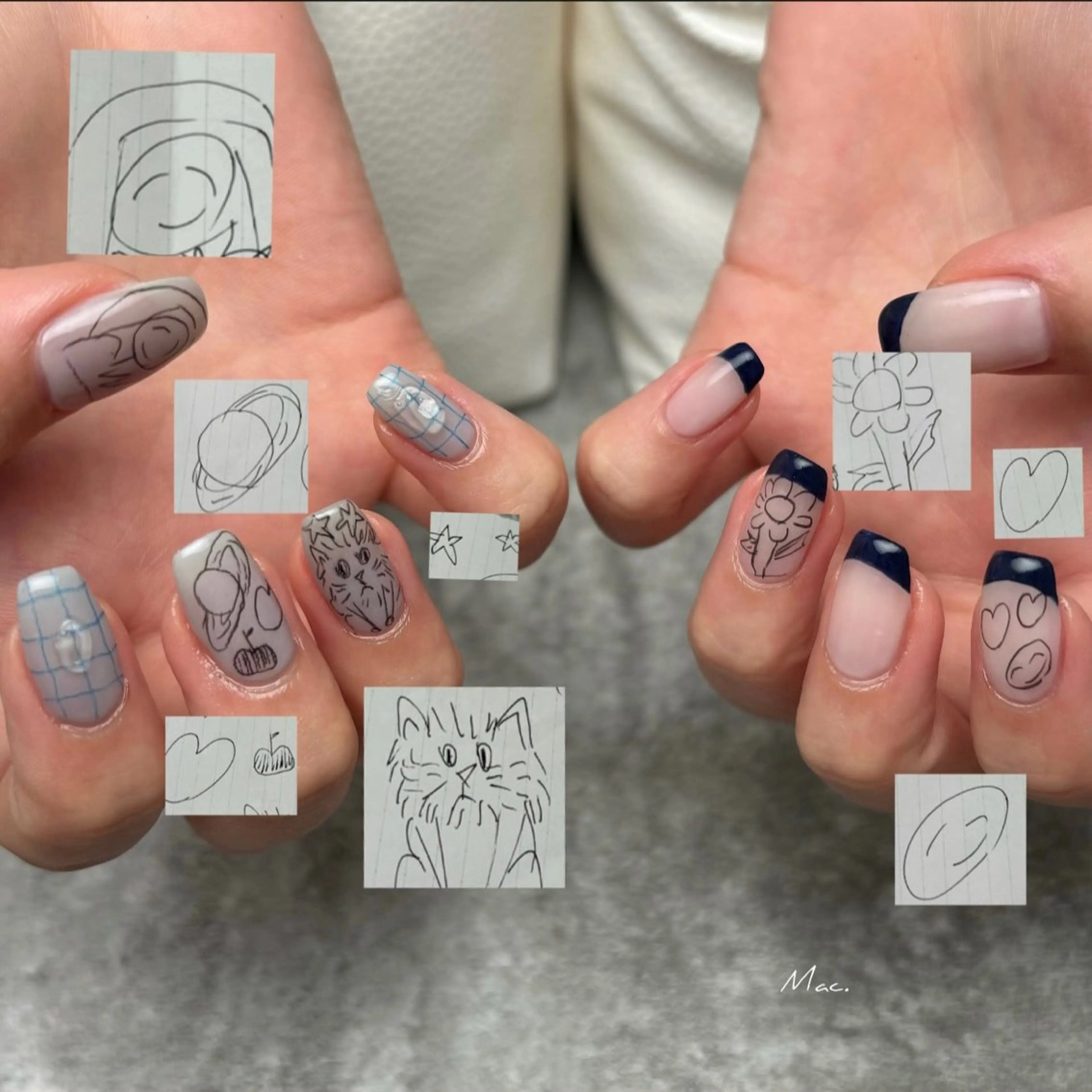 ネイル ハンドネイル atelier mac.のネイルデザイン