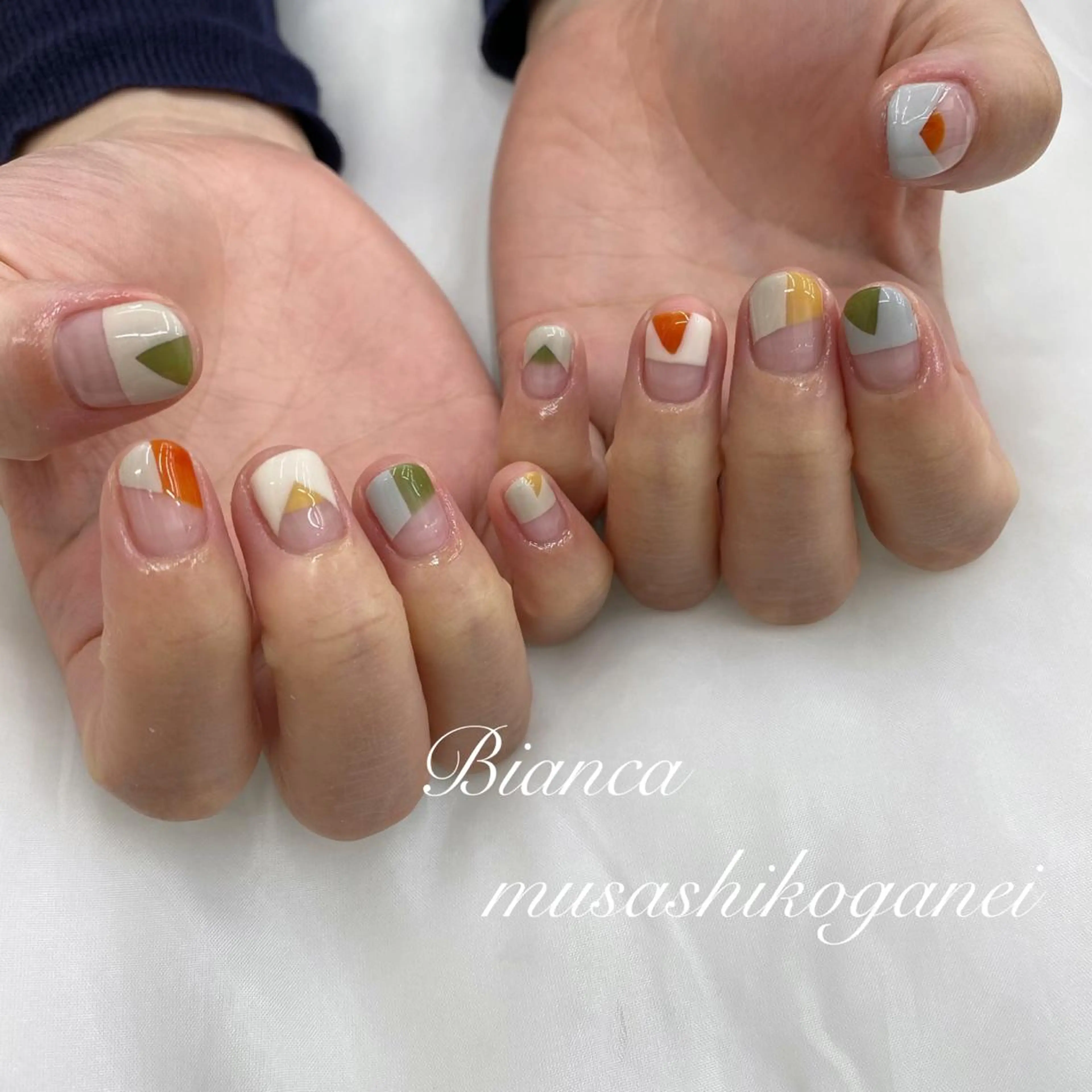 ネイル ハンドネイル Bianca 武蔵小金井　しぎはらのネイルデザイン