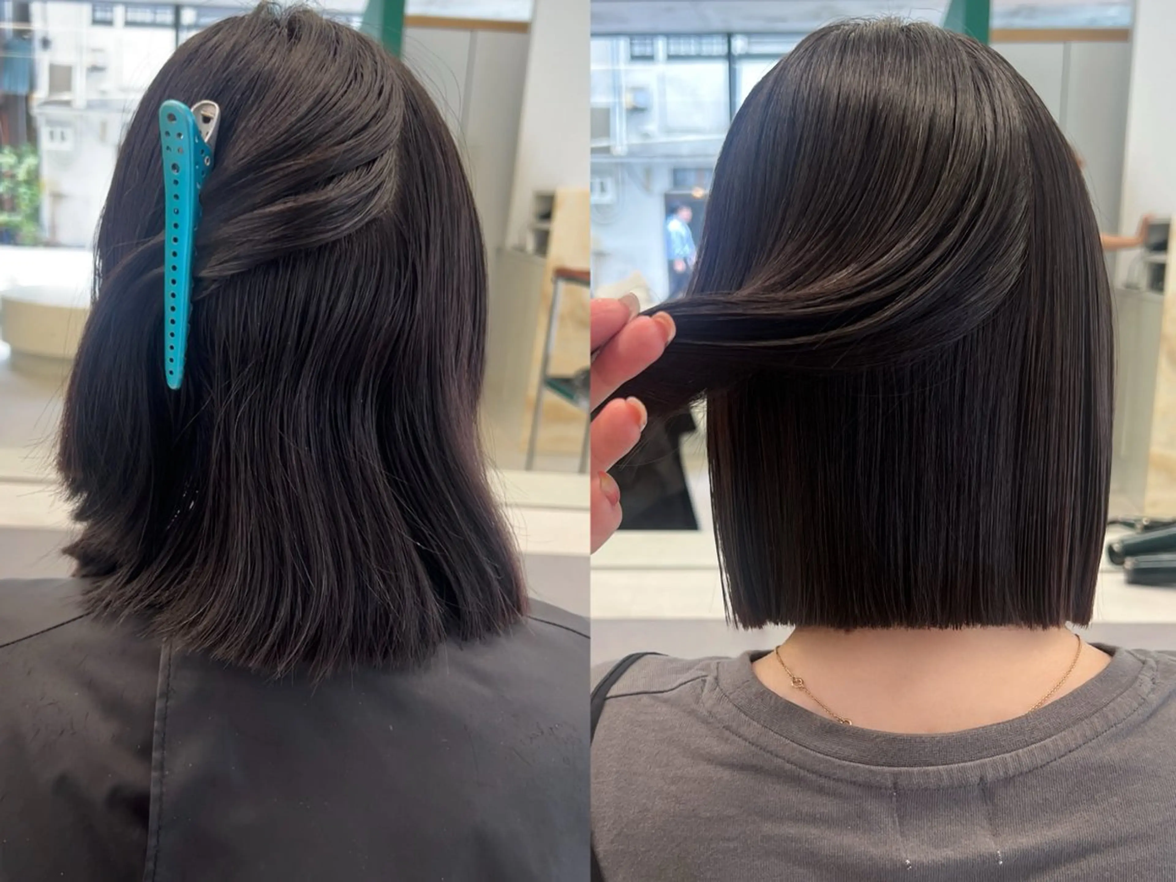 【髪質改善ストレート】強い癖から柔らかい癖まで幅広く対応可能。素髪の様に自然に柔らかく。トリートメントでは収まらない方にの写真