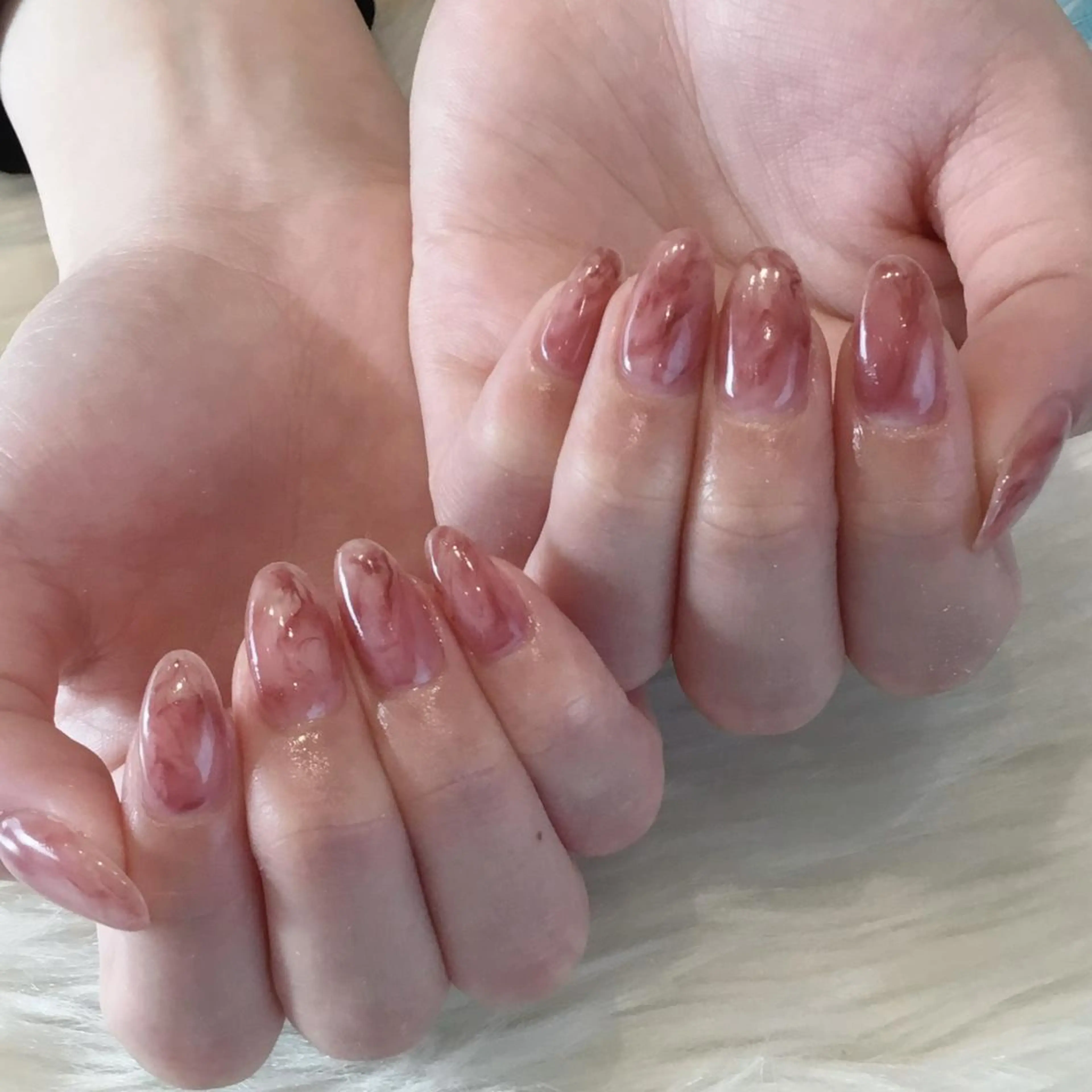 ネイル ニュアンスネイル ハンドネイル Kanai Harukaのネイルデザイン