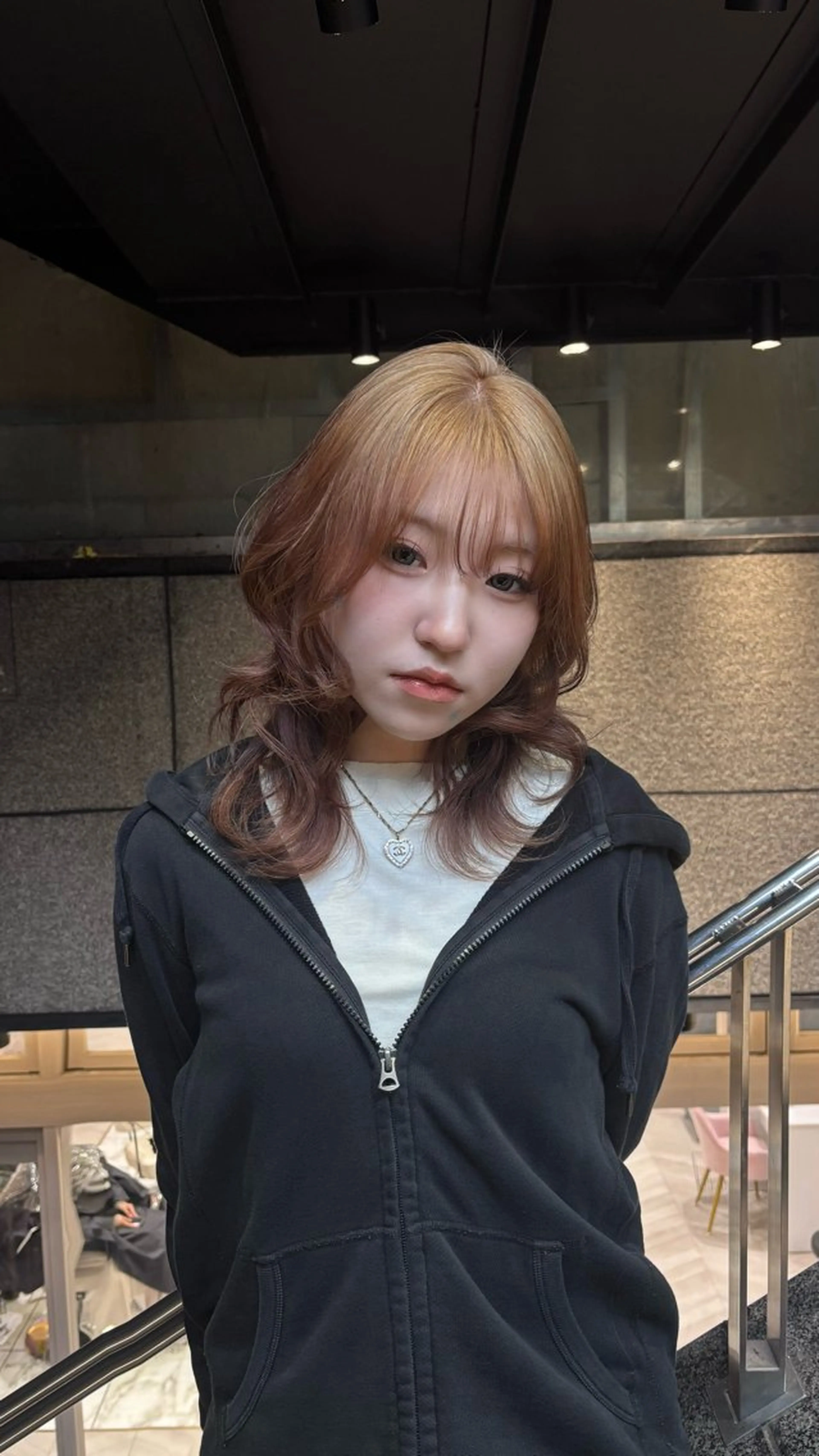 ミディアム カラー ヘアカラー ヘアセット ハイトーンカラー🫧 🥣KYOKAのヘアスタイル