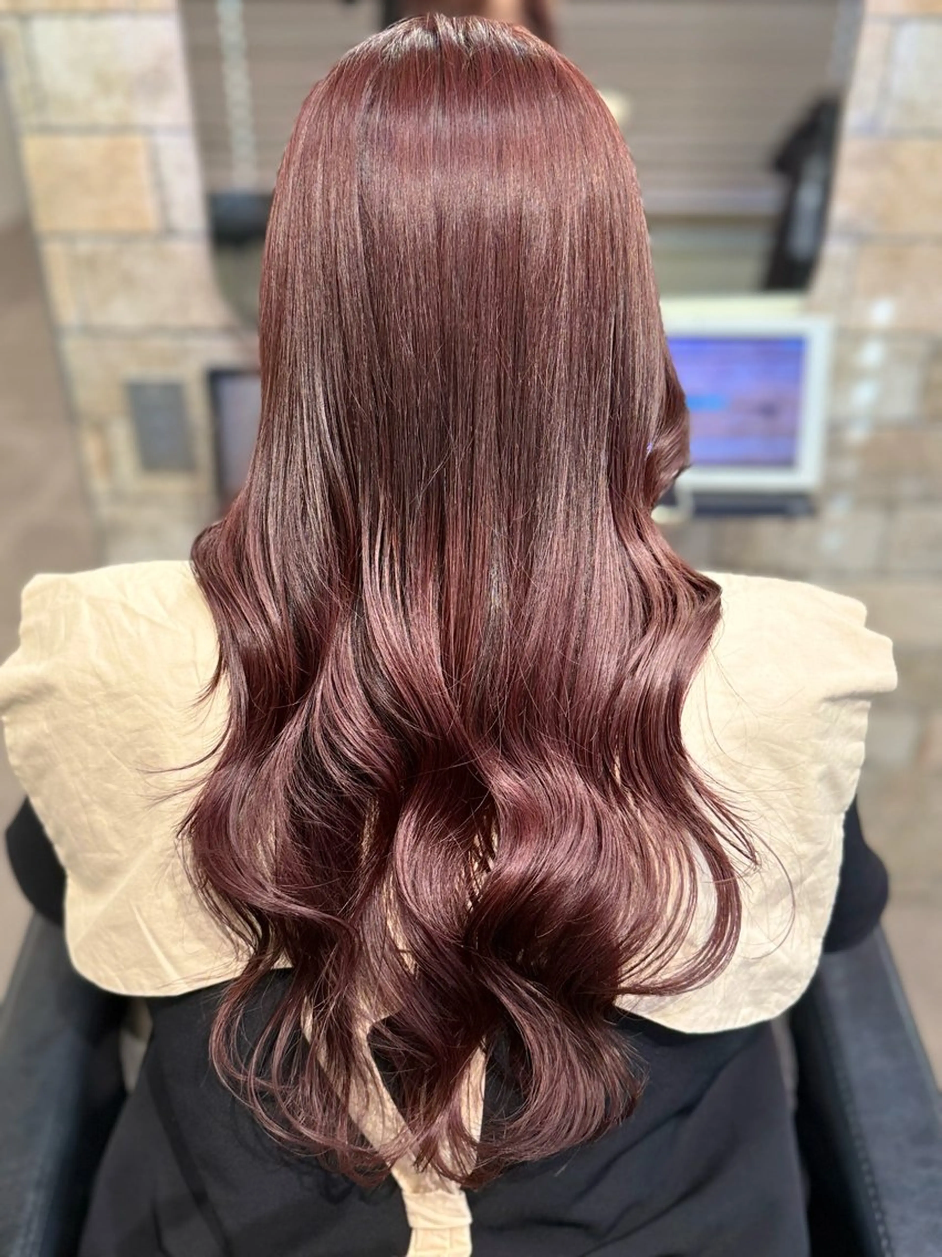 ロング ピンクブラウン Fan.ray副店長 🌈 HIBIKIのヘアスタイル