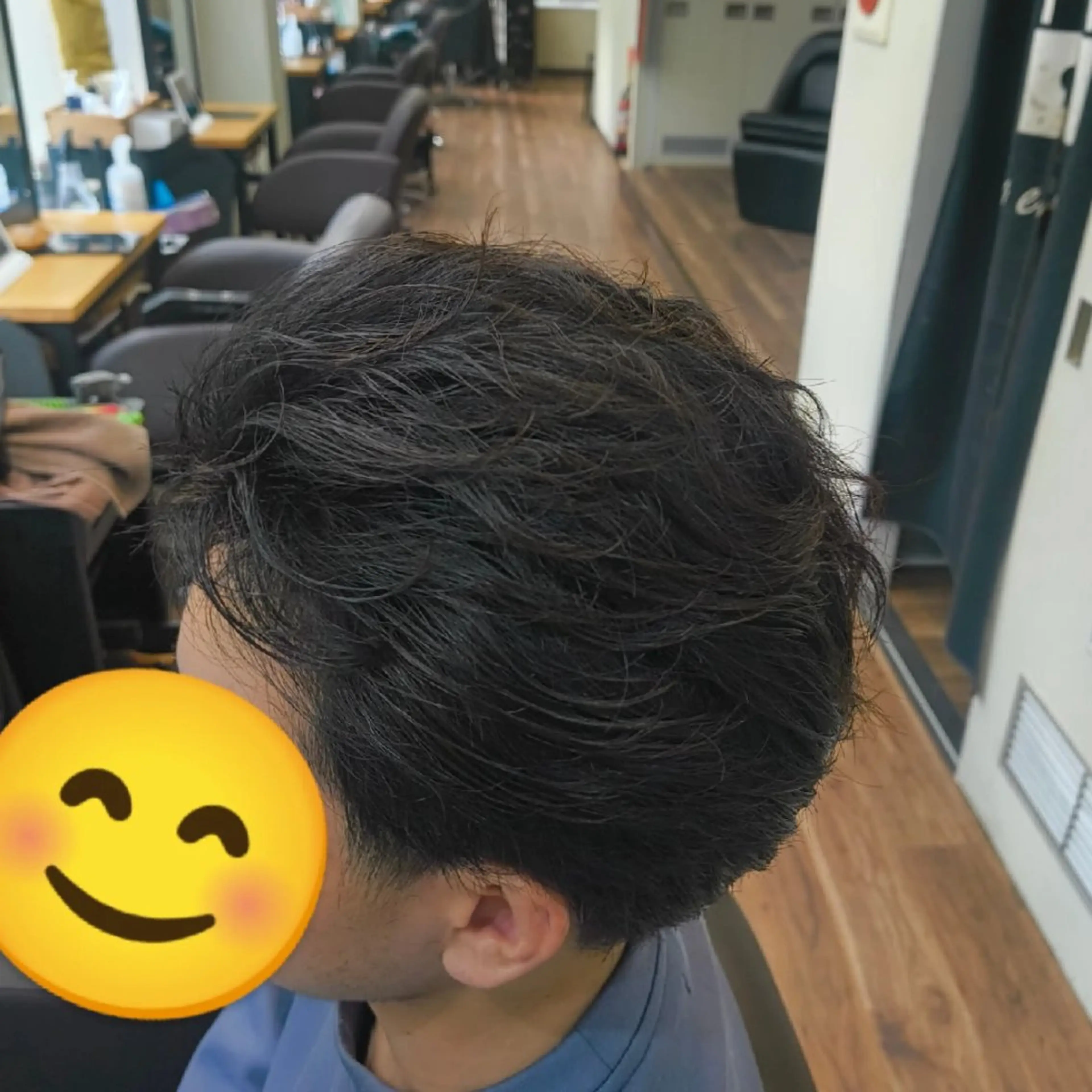 ショート パーマ メンズ 村松 和歌子のヘアスタイル