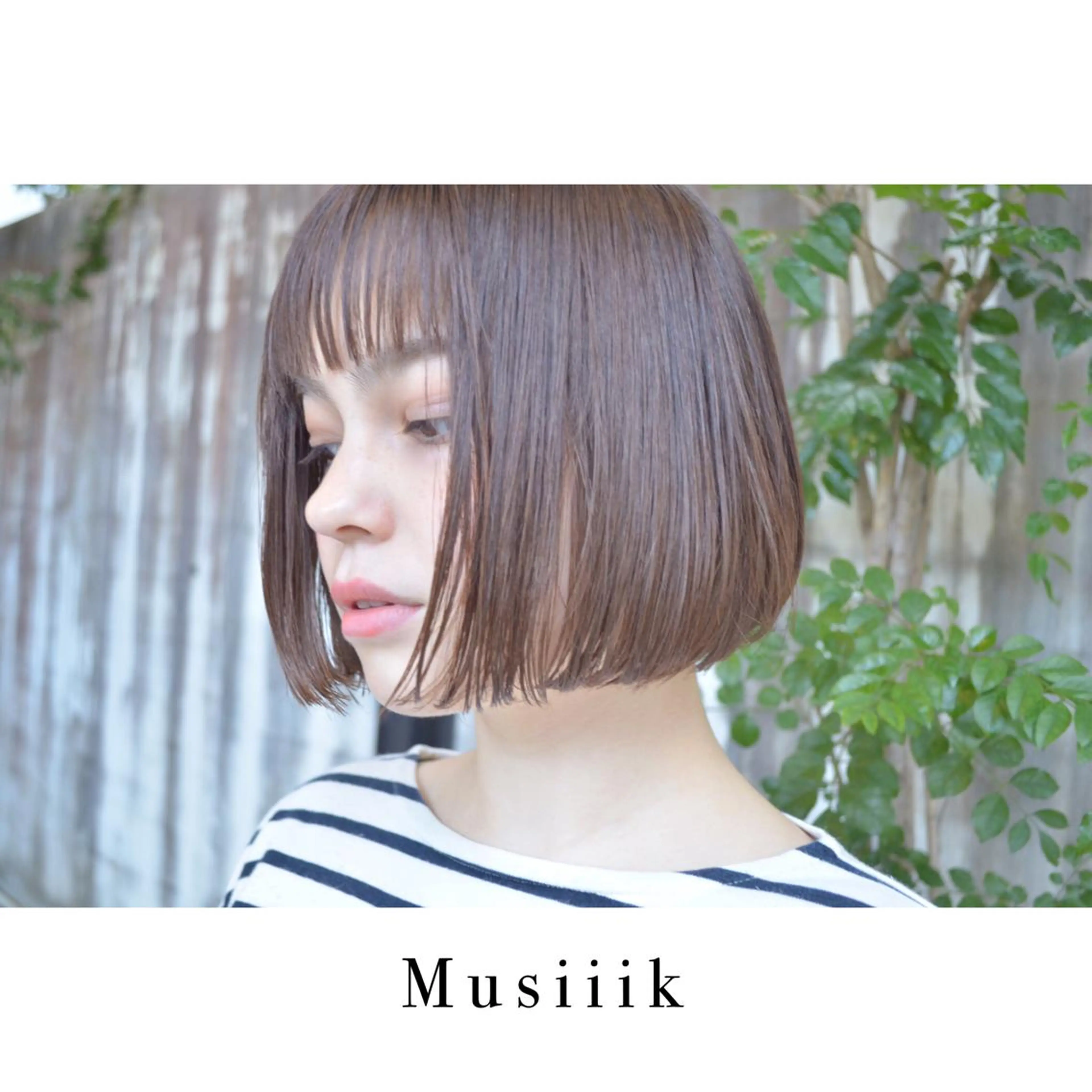 ショート ボブ カット ヘアカラー トリートメント Musiiik hairのヘアスタイル