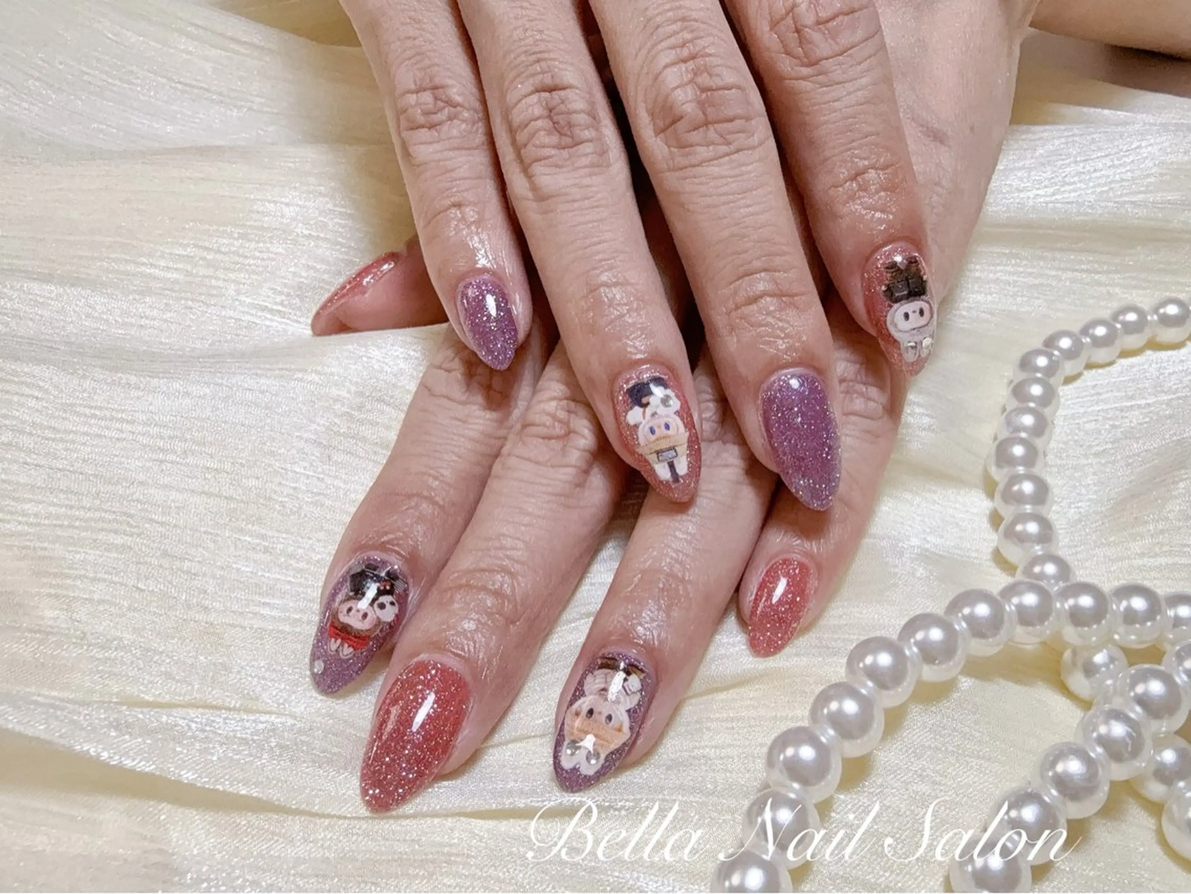 ネイル ハンドネイル Bella Nail Salonパラジェルのネイルデザイン
