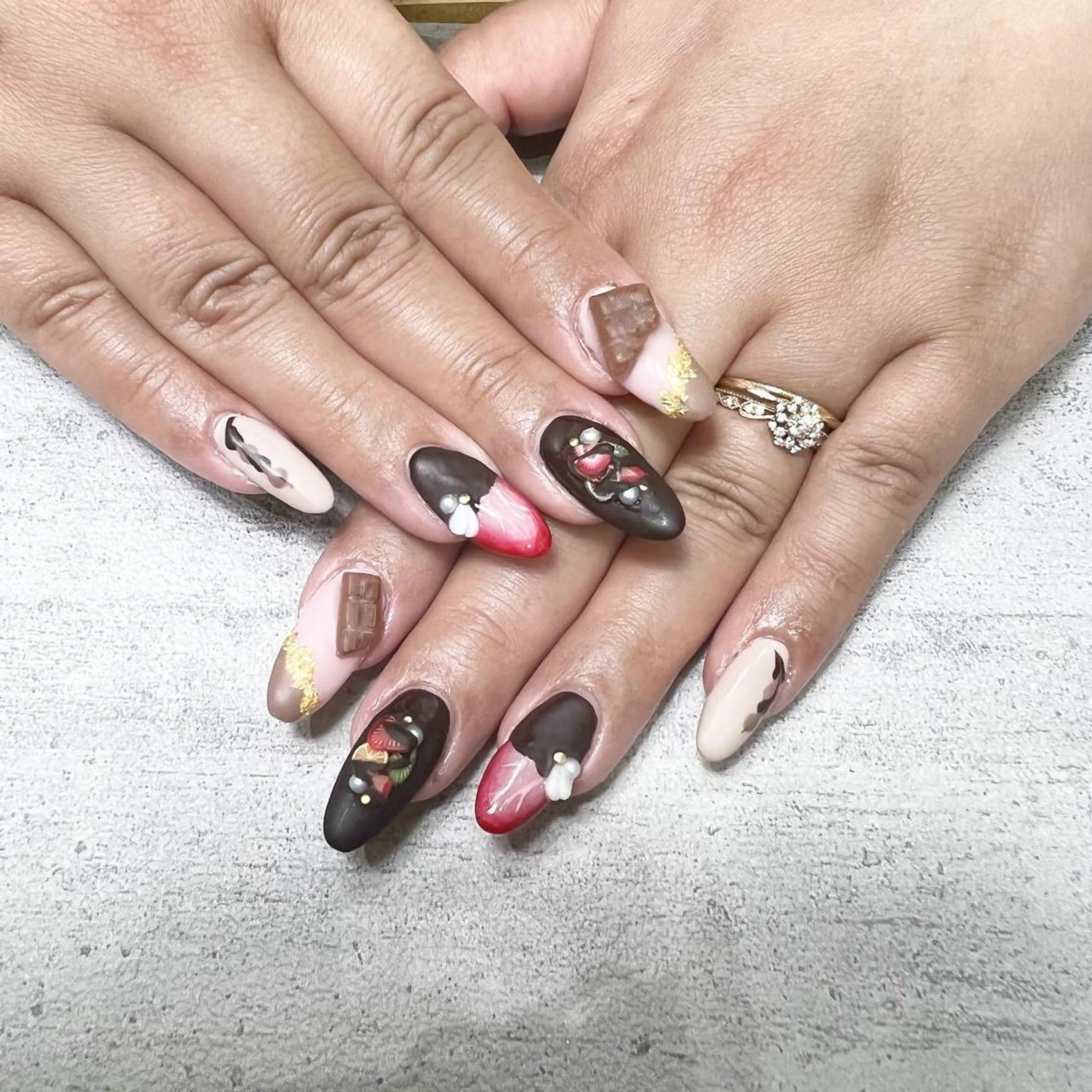 ネイル 持ち込み ハンドネイル nail l_yukiのネイルデザイン