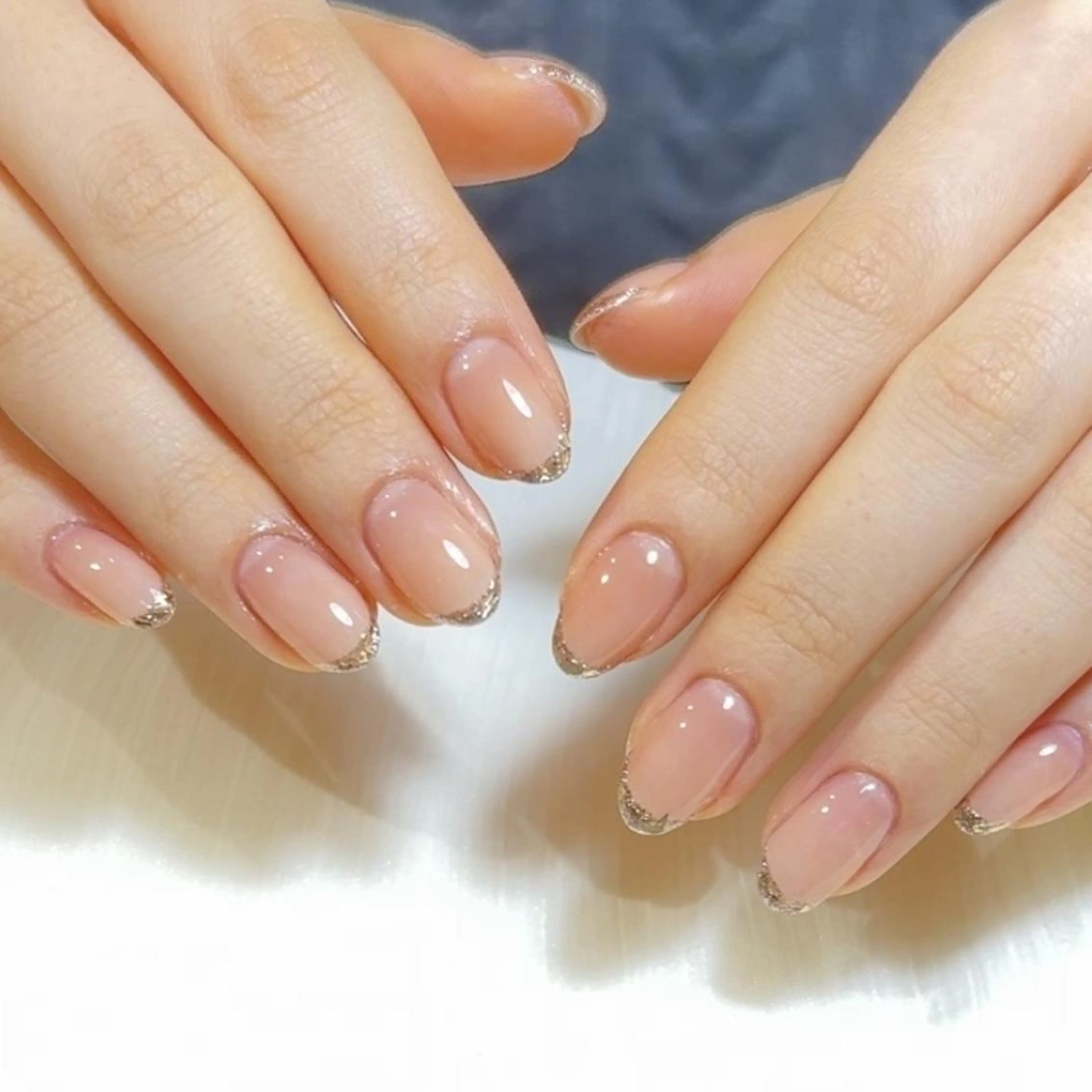 ネイル アートネイル オーロラネイル ガーリー キラキラネイル 韓国ネイル ハンドネイル Una NAILMANAMIのネイルデザイン