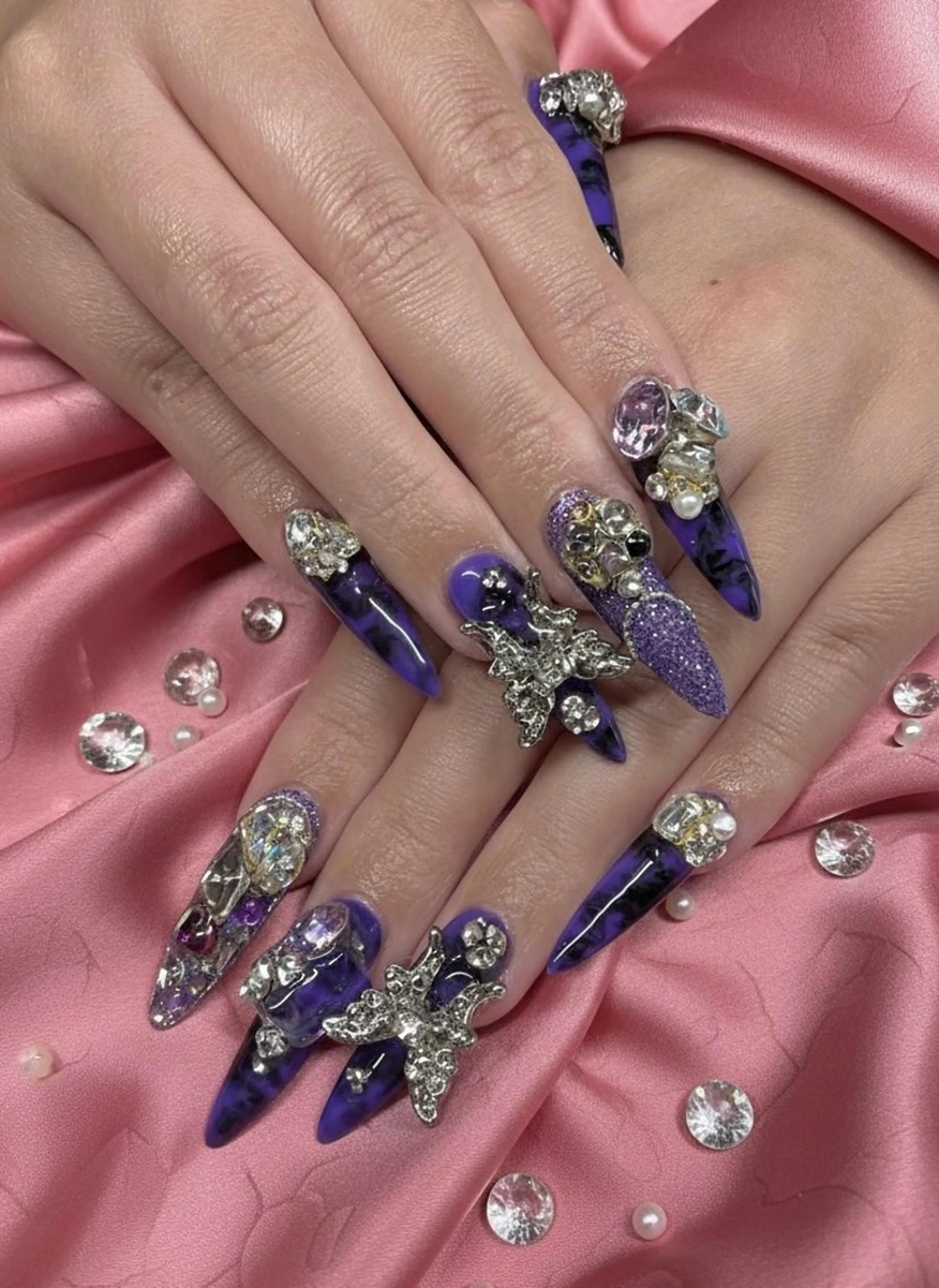 ネイル 長さ出し 韓国ネイル ロングネイル メンズネイル ワンカラーネイル ハンドネイル TUNEHA堂 (チュネハドウ)のネイルデザイン