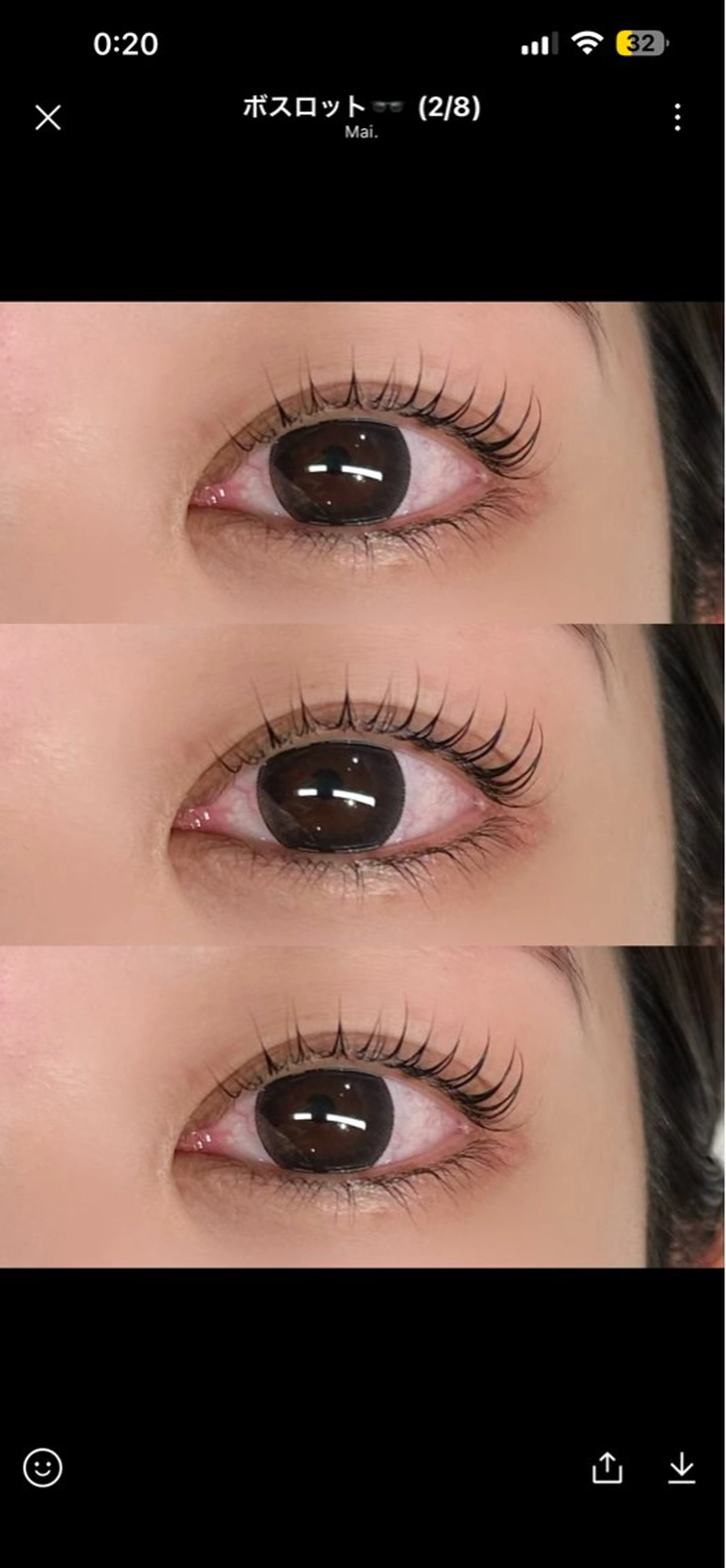 マツエク・マツパ Pinklagoon横浜店所属・kohane_ pinklagoonのマツエク・マツパデザイン