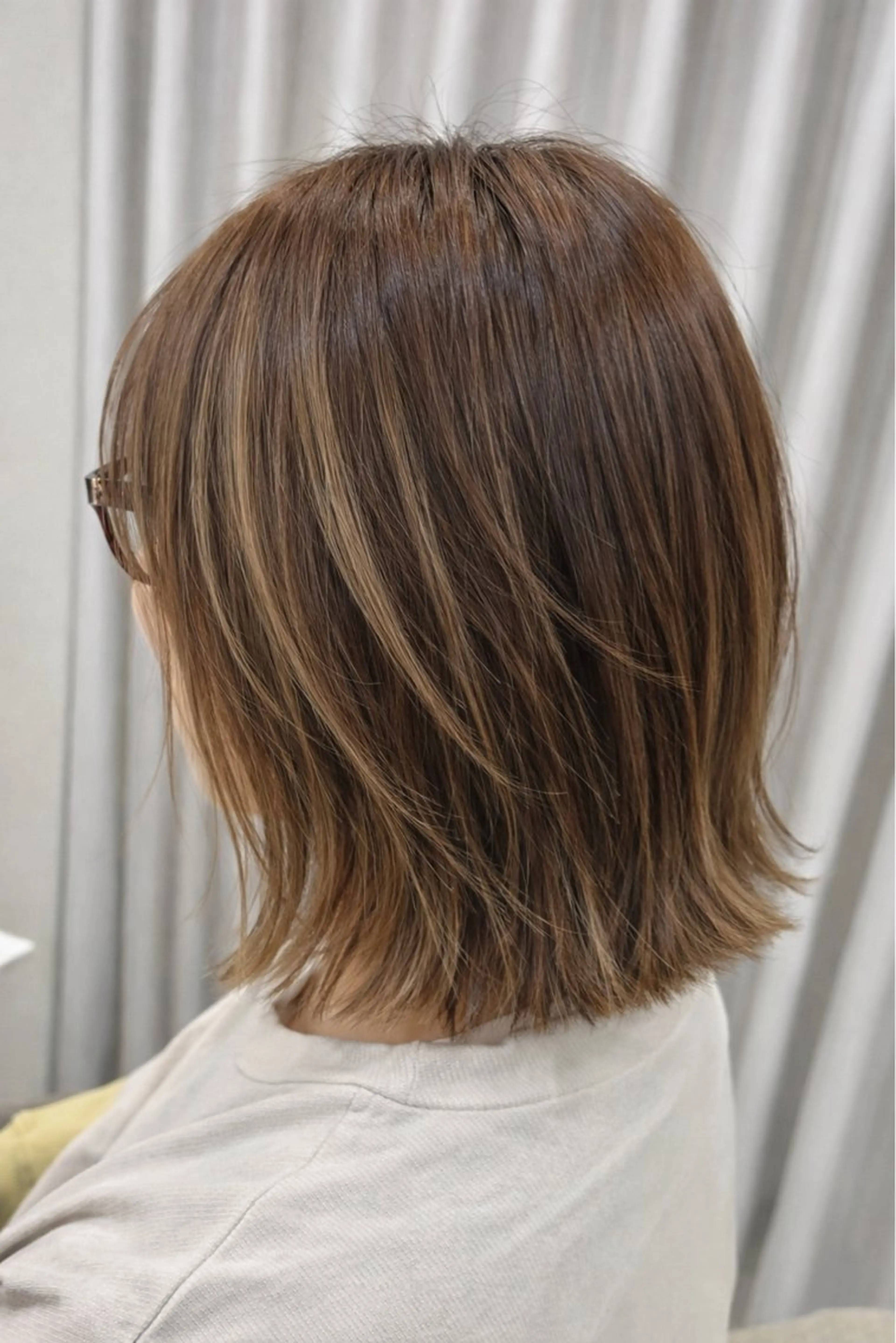 ミディアム ボブ くびれヘア 千明 大輝のヘアスタイル