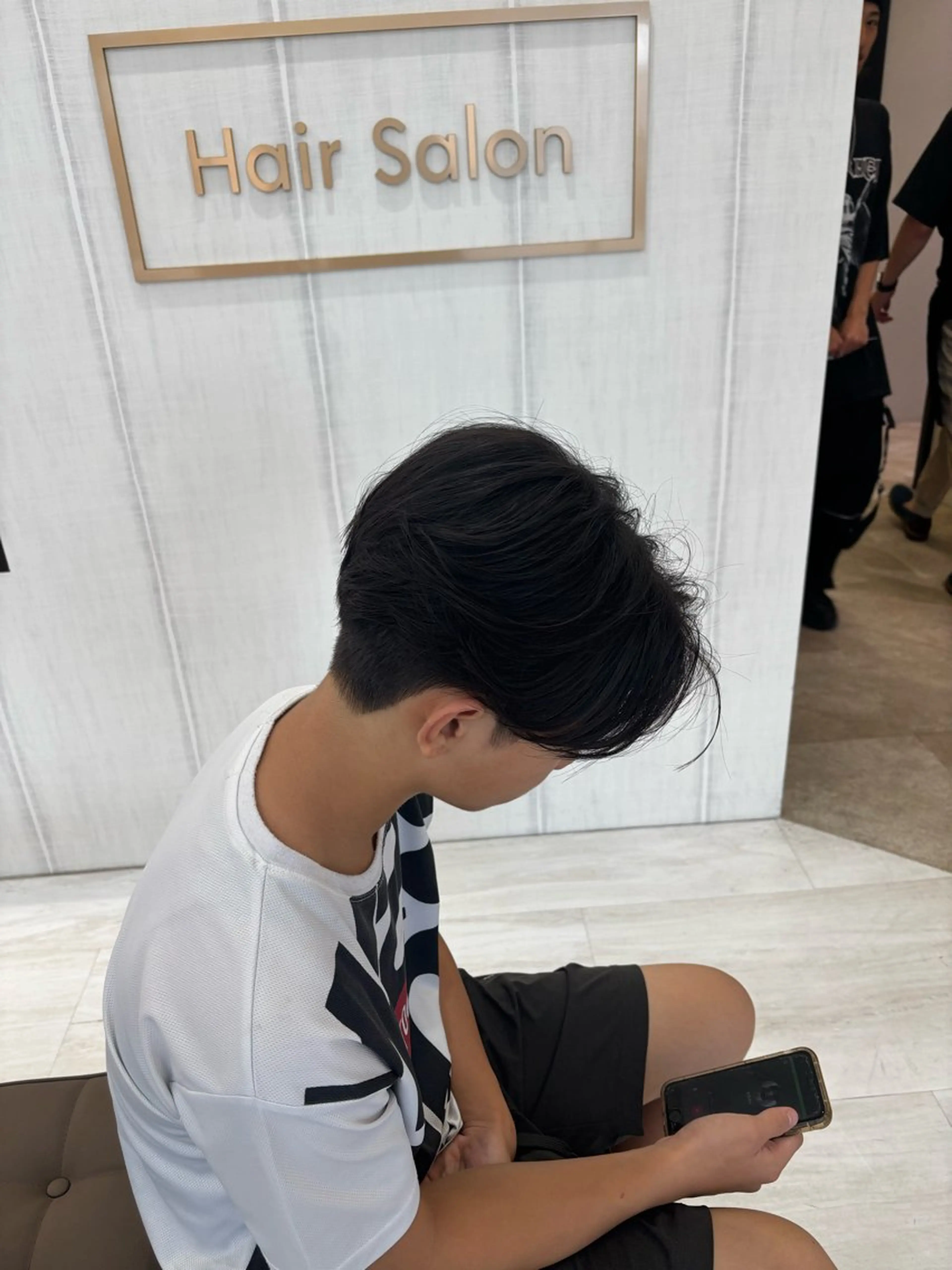 縮毛矯正＋メンズカット¥7900の写真