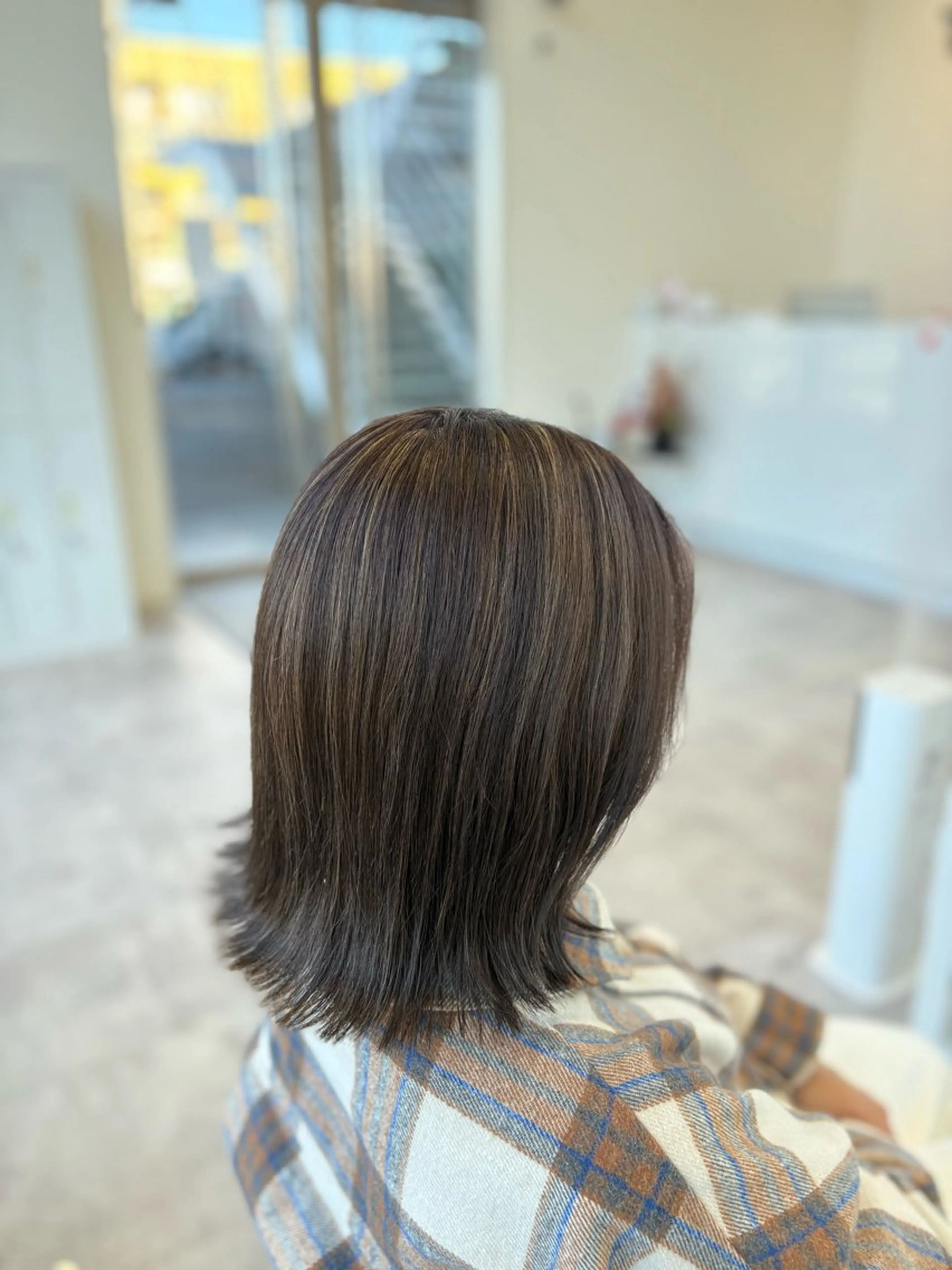 ミディアム ヘアカラー トリートメント 村尾咲季斗 髪質改善/縮毛矯正のヘアスタイル