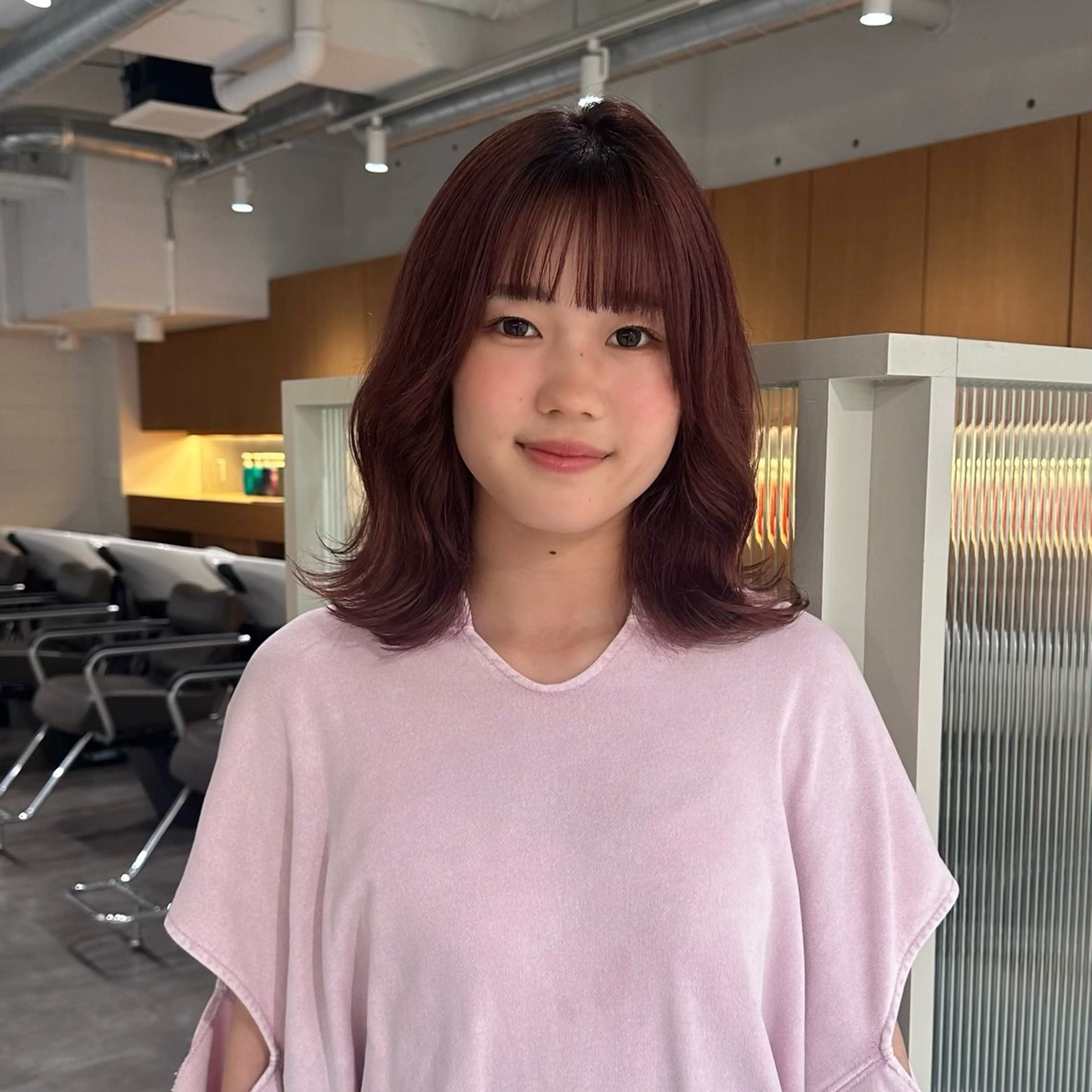 ロング カラー ラベンダーカラー ラベンダーピンク ピンクカラー ヘアカラー ベージュ/暖色🧸 ハイトーン/ninaのヘアスタイル