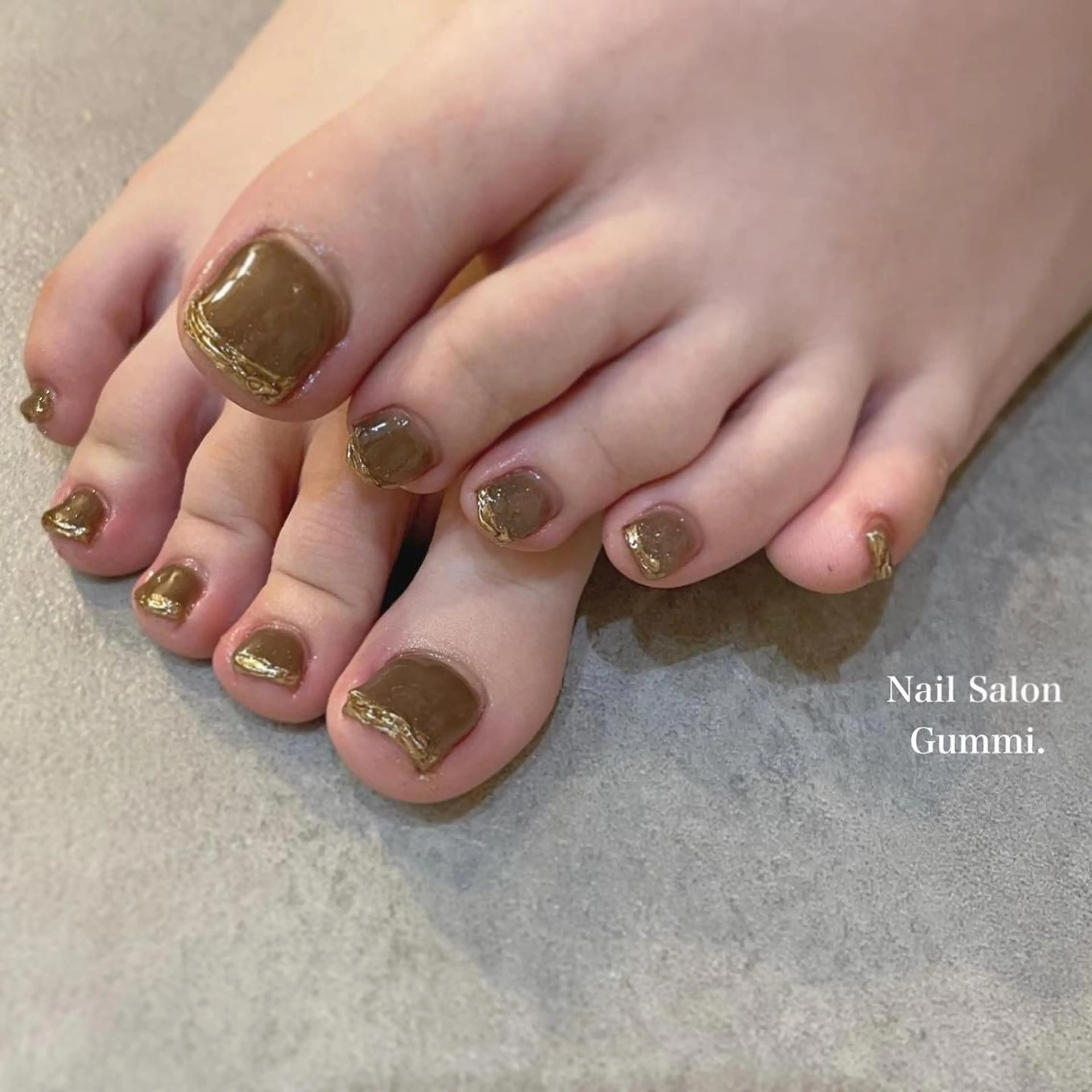 ネイル ブラウン Nail Salon Gummi.のネイルデザイン