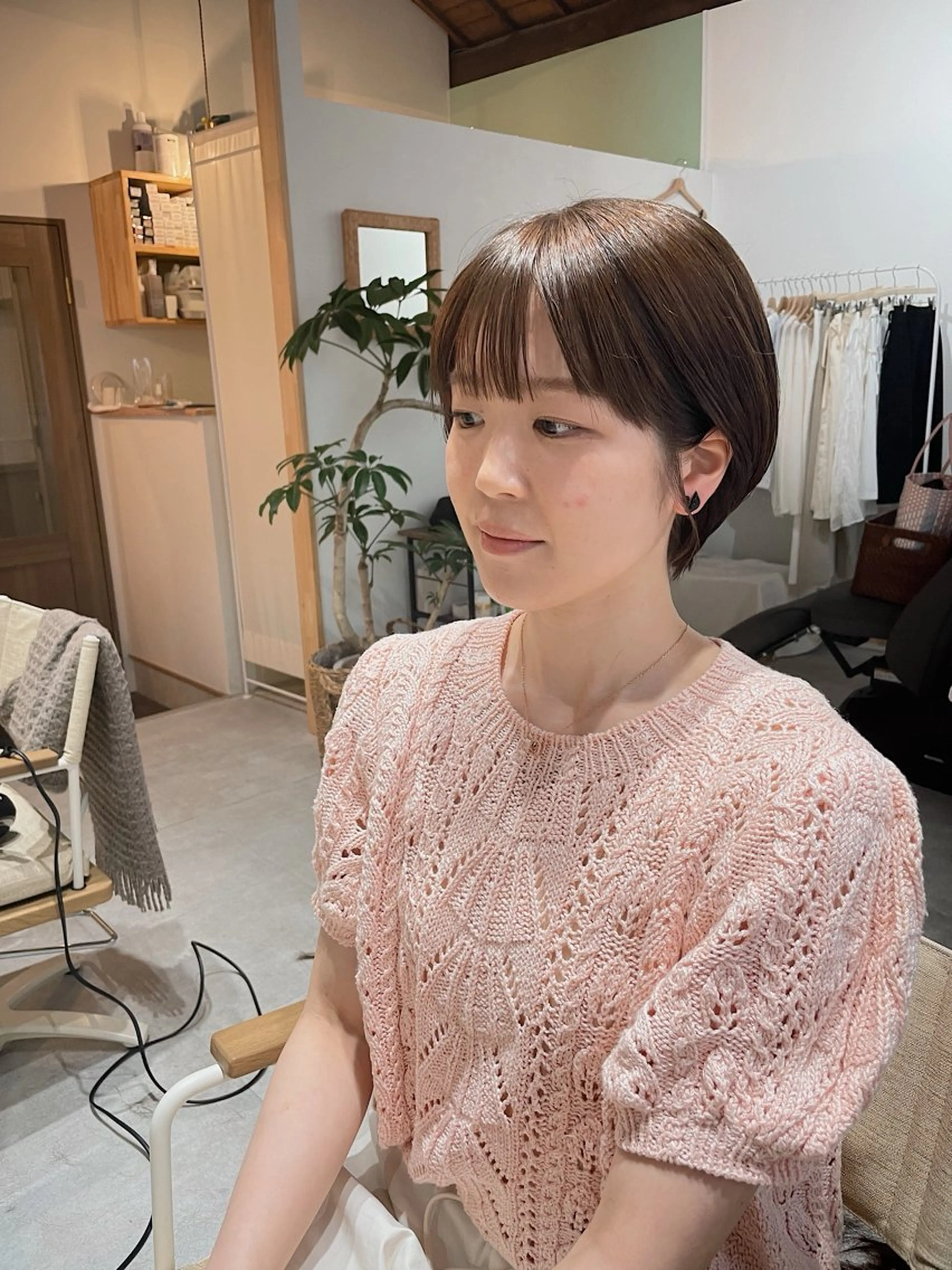 ショート カラー ショートヘア カット ヘアカラー h a k u 大倉 卓人のヘアスタイル