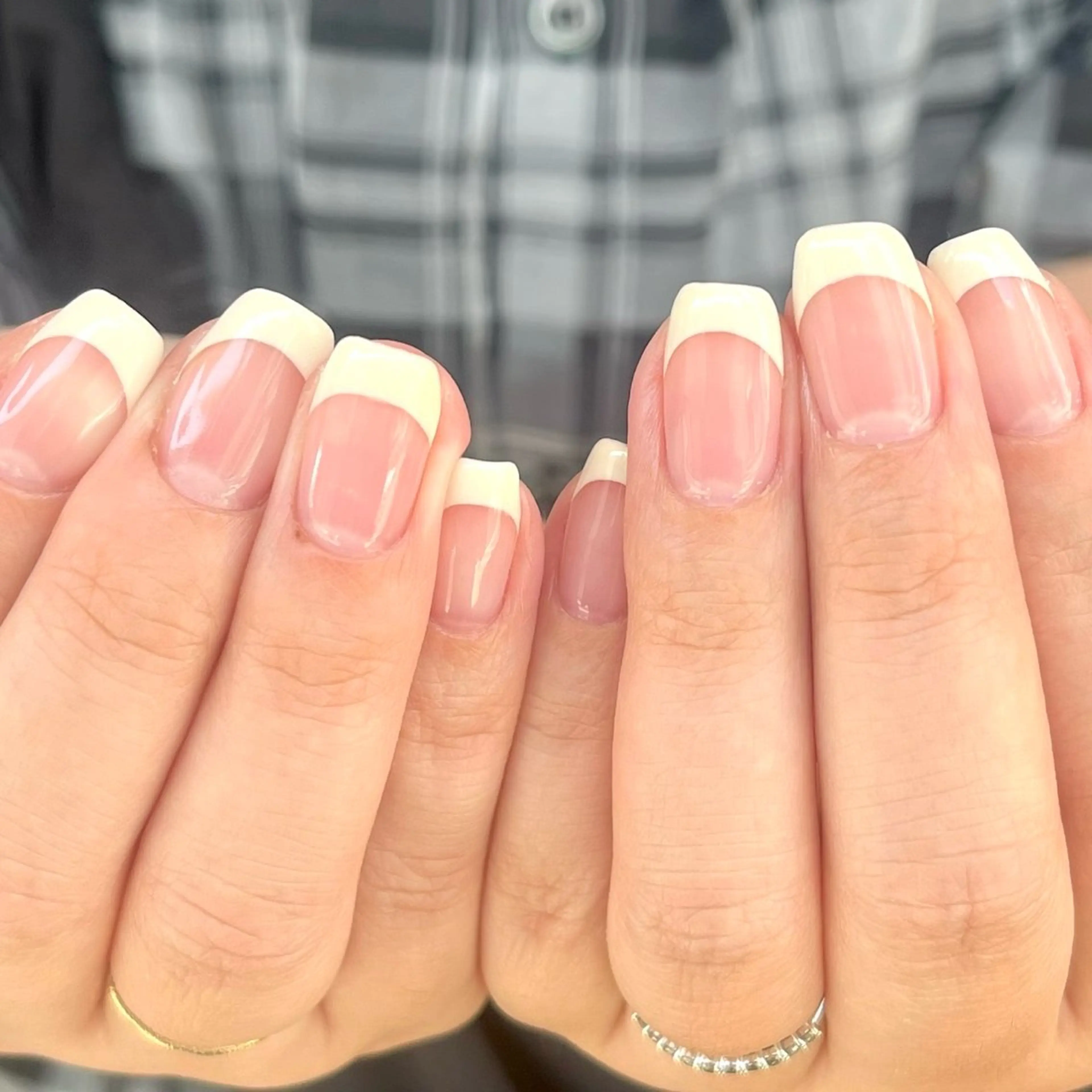 (オフあり)フレンチネイル𝜗𝜚꙳.*の写真