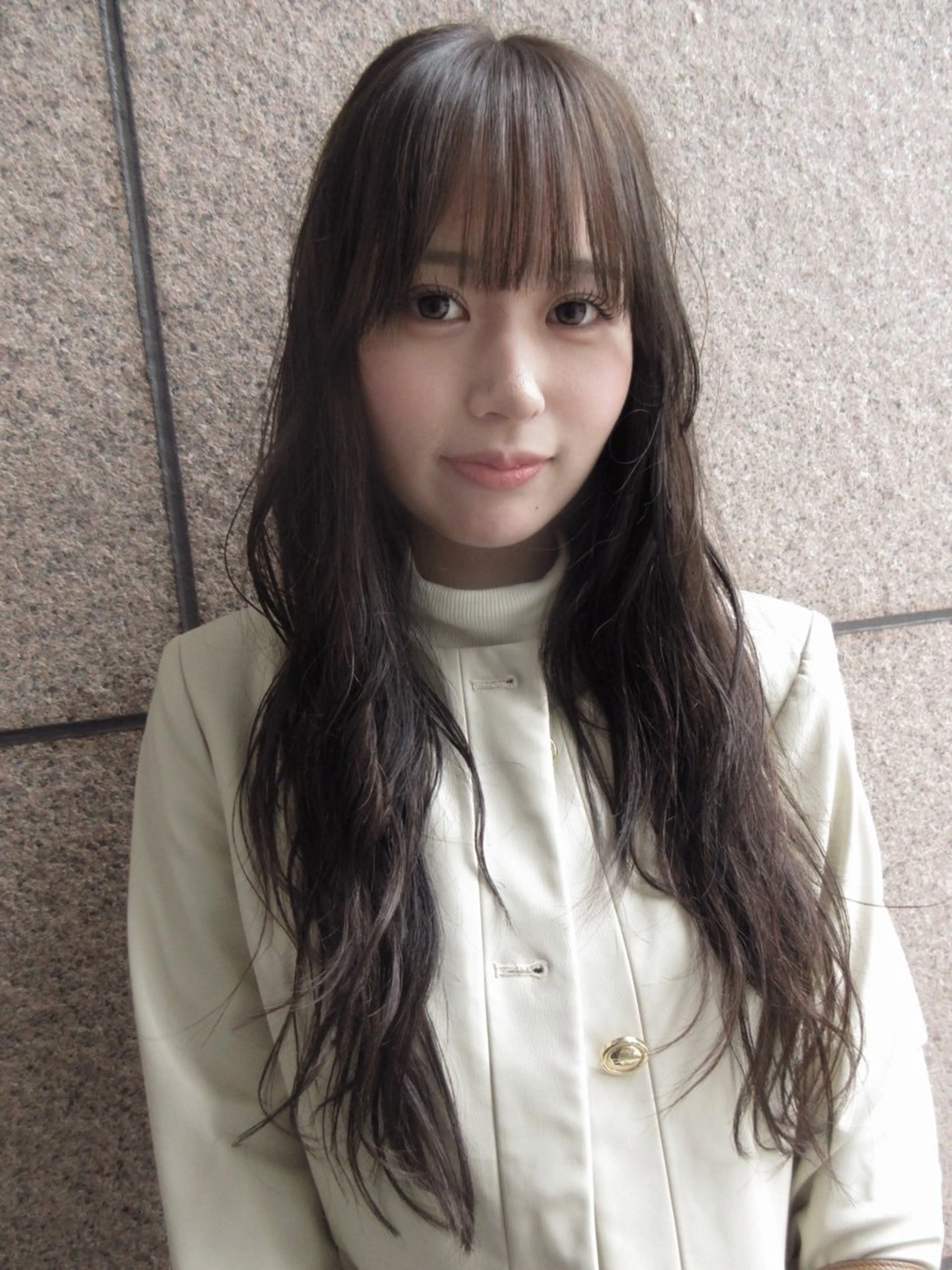 ロング カラー カット ヘアカラー トリートメント 赤み消しカラー/ ナチュラル/トモキのヘアスタイル