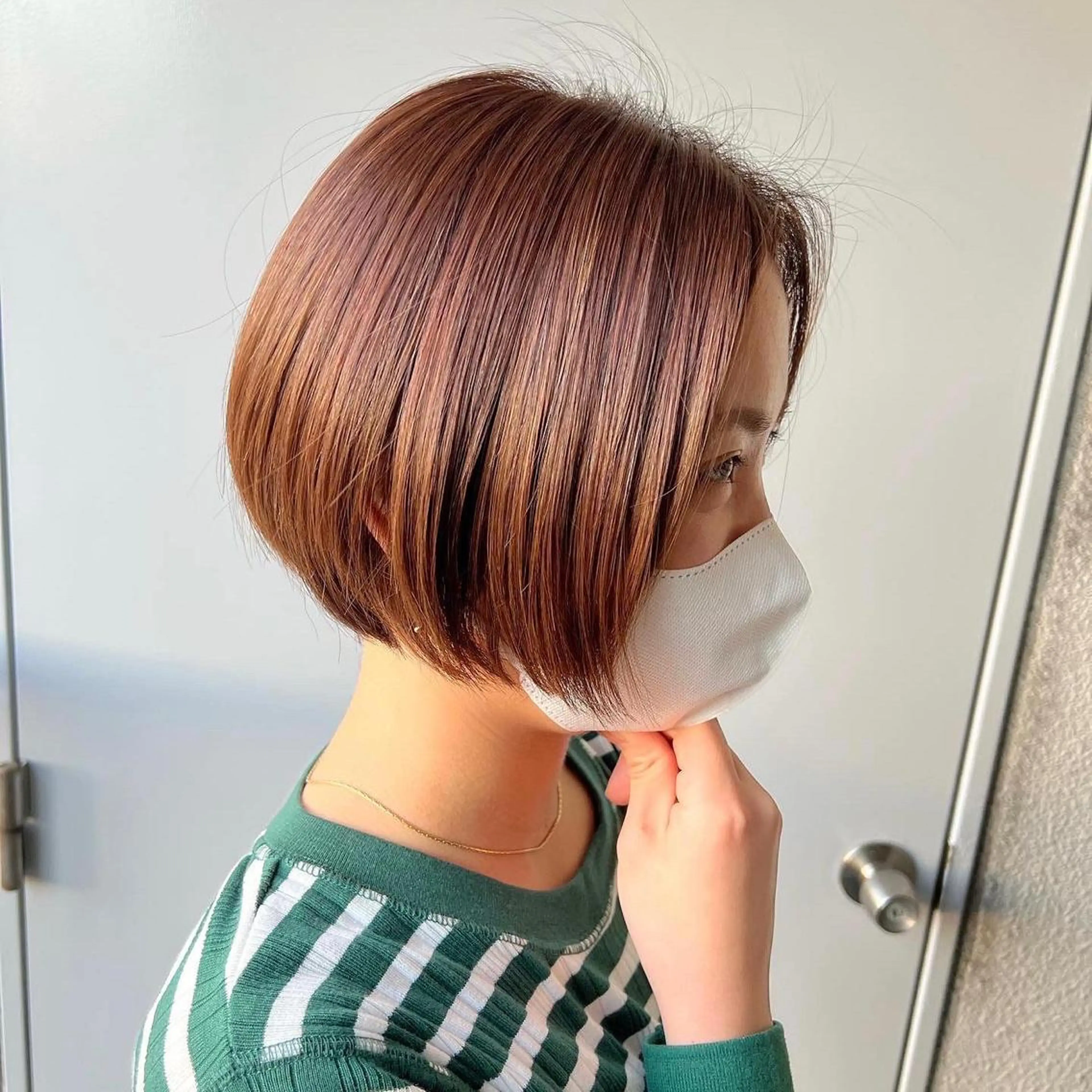 ショート トクシ ーのヘアスタイル