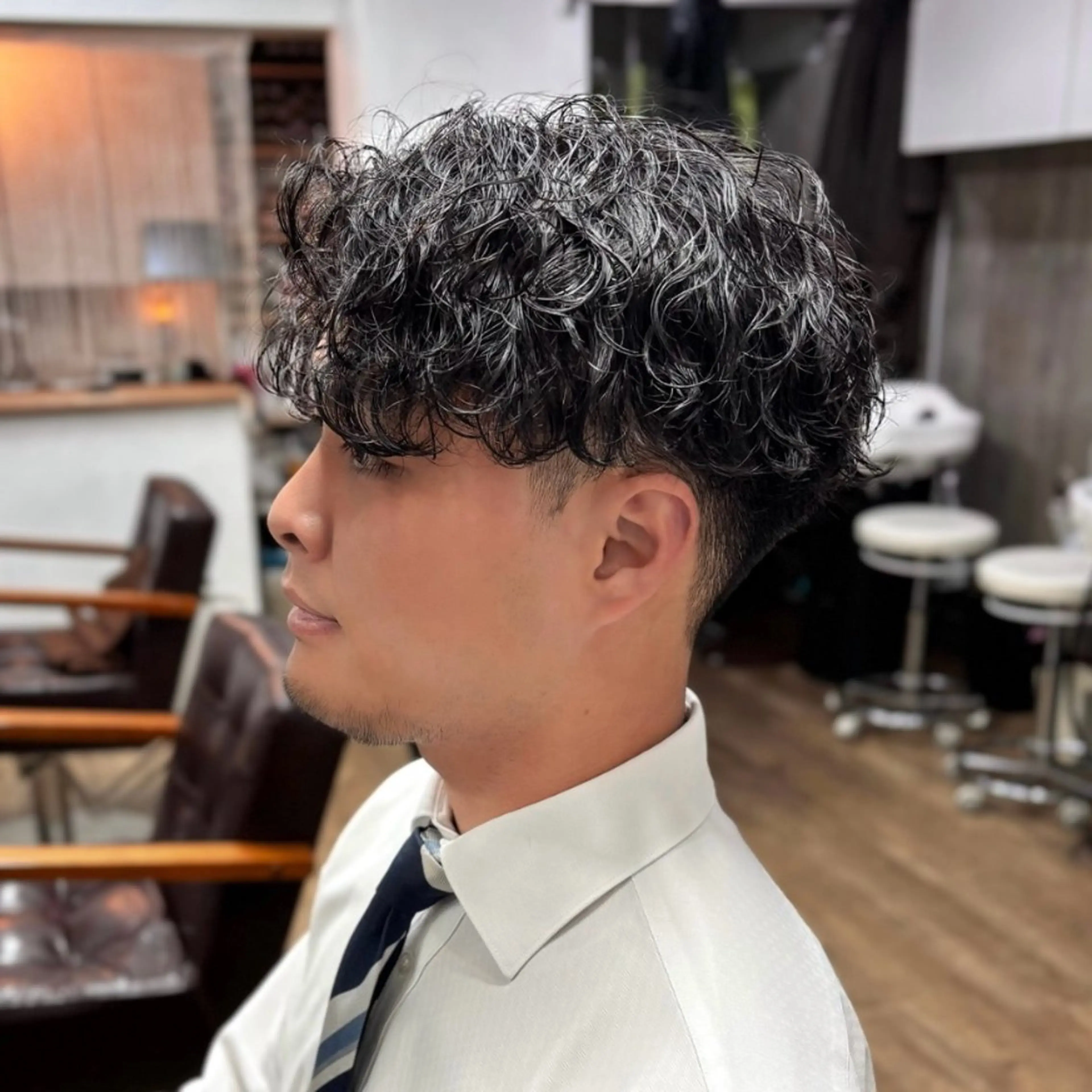 ミディアム パーマ メンズ 【メンズ特化】パーマ /マッシュ/ヨシダのヘアスタイル