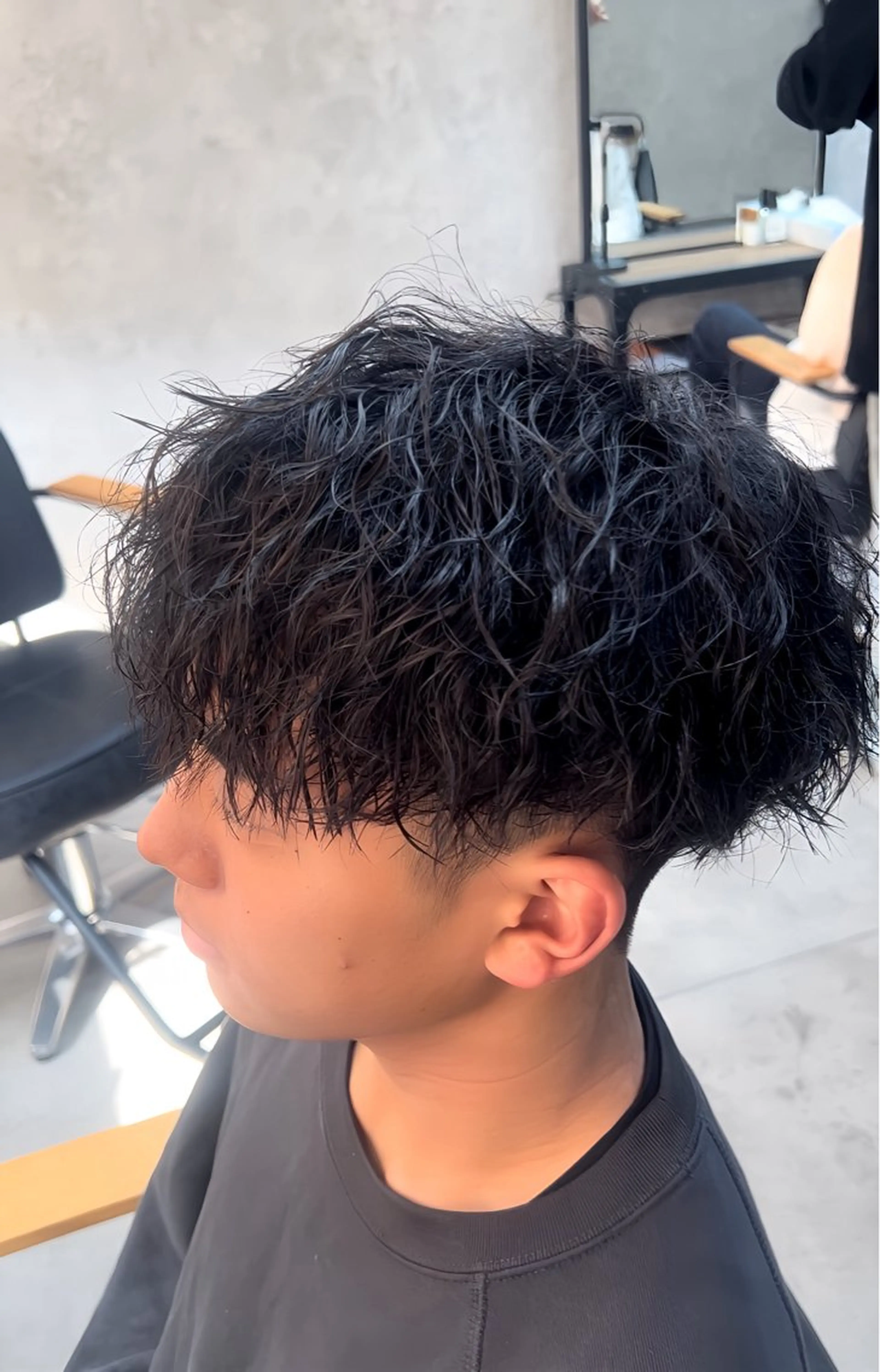 ショート パーマ メンズ ツーブロック 刈り上げ 【メンズ特化】玉貞 健太のヘアスタイル