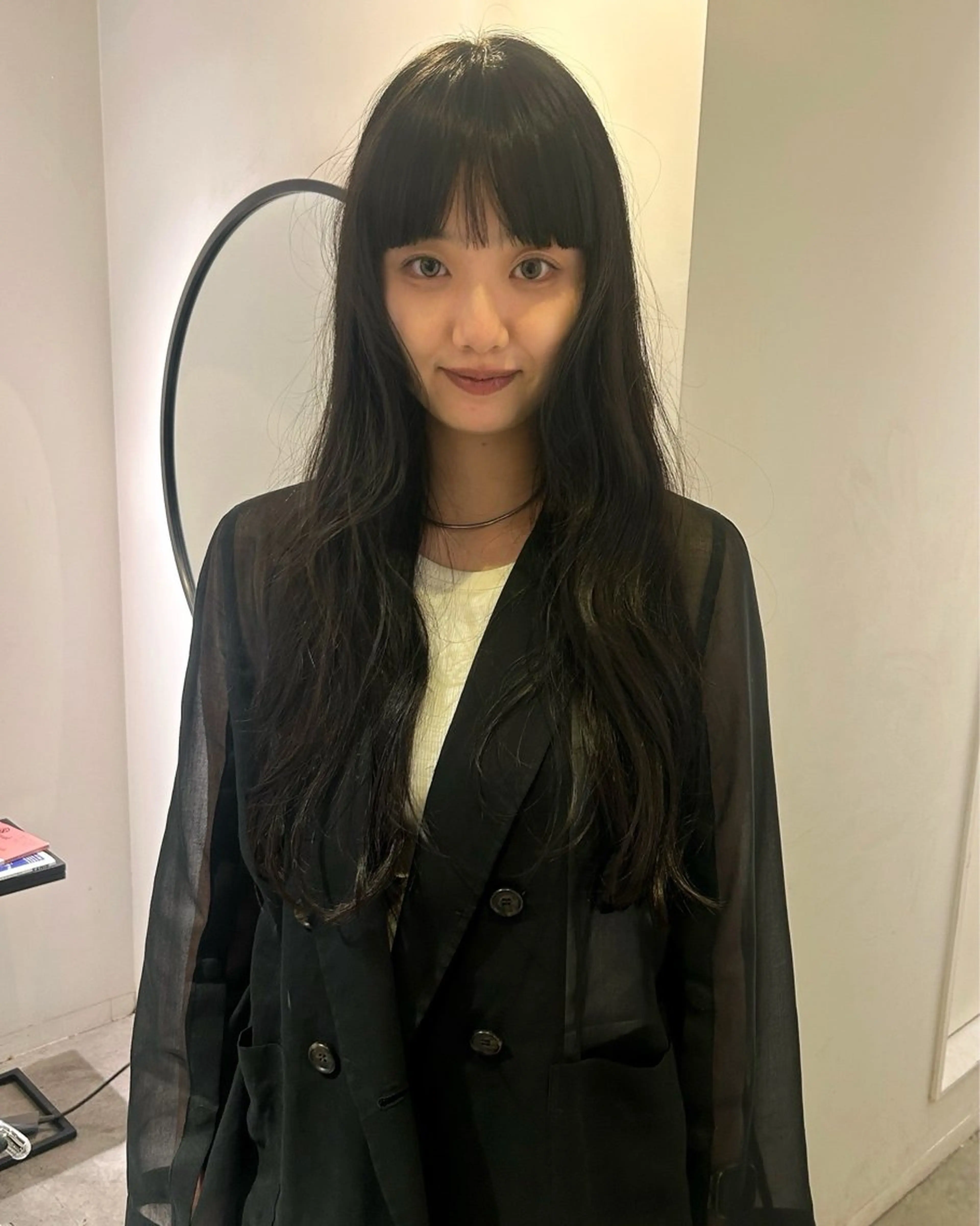 ロング カラー ロング カット ヘアカラー トリートメント 村上雅人 ナチュラルモードのヘアスタイル