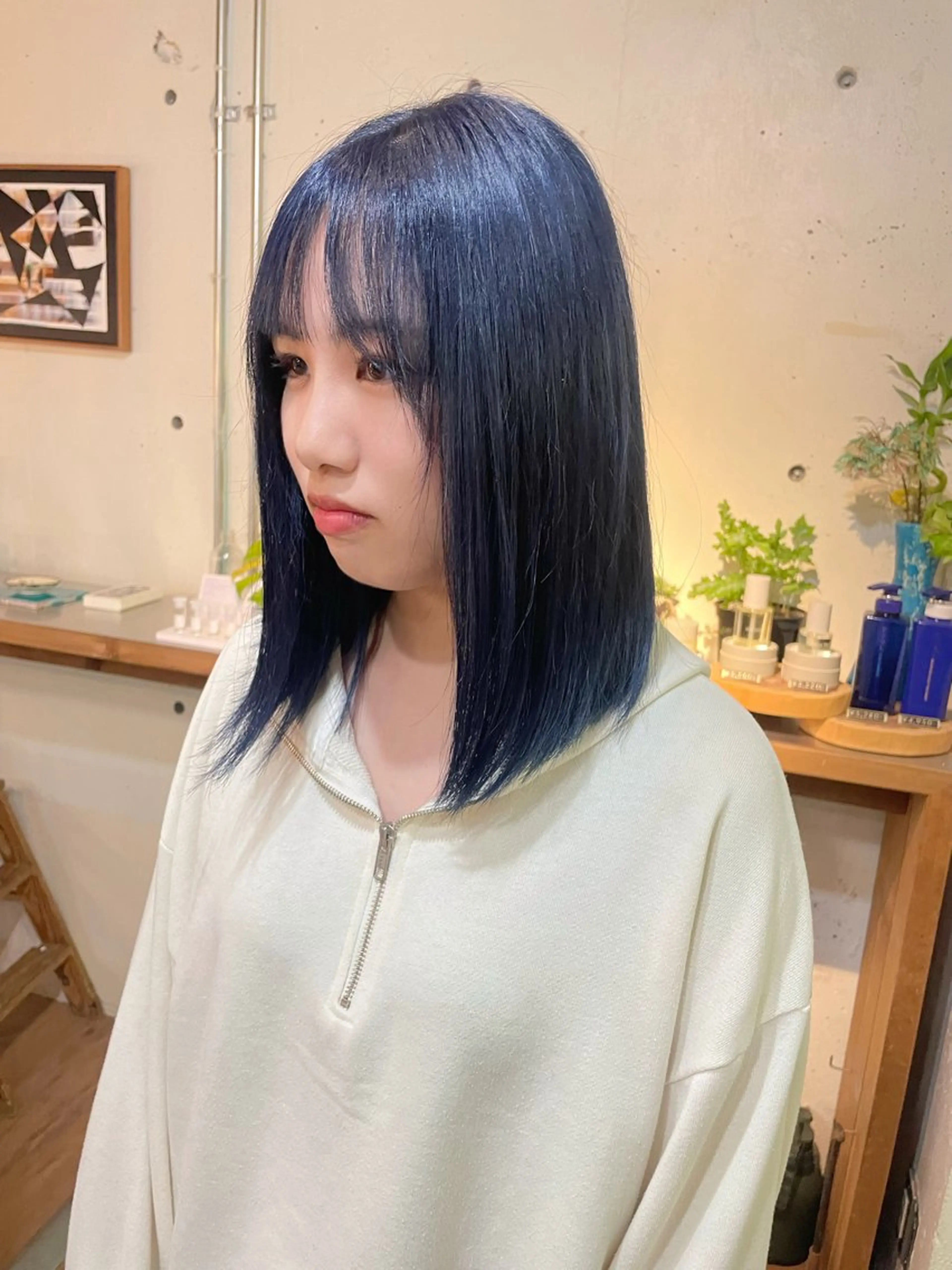 ミディアム カラー YUKI 新宿カット パーマ/カラーのヘアスタイル