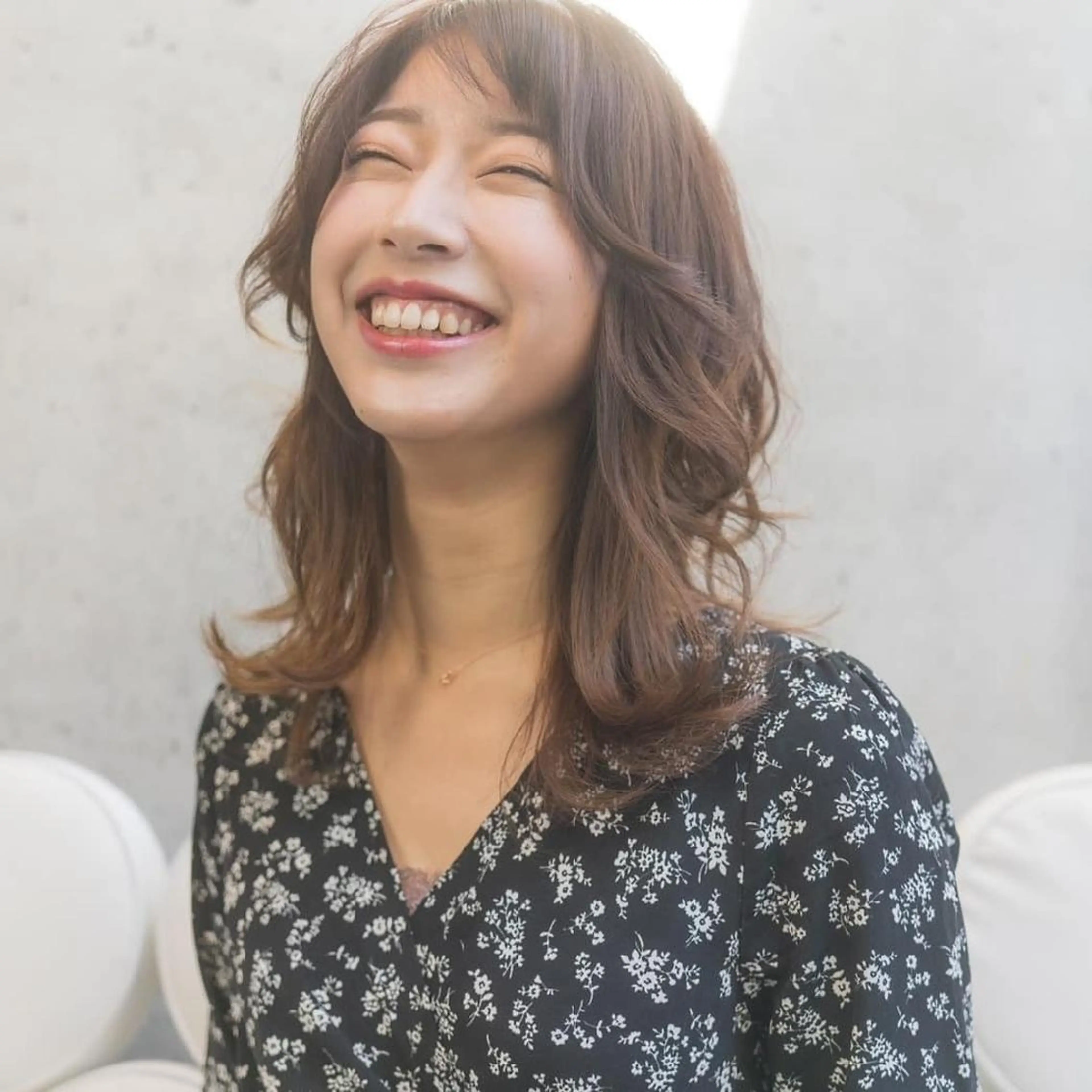 セミロング レイヤーカット Garret 新宿店【ギャレット】所属・⛑️髪質改善請負人 ⛑️ヤマザキタカヒトのヘアスタイル