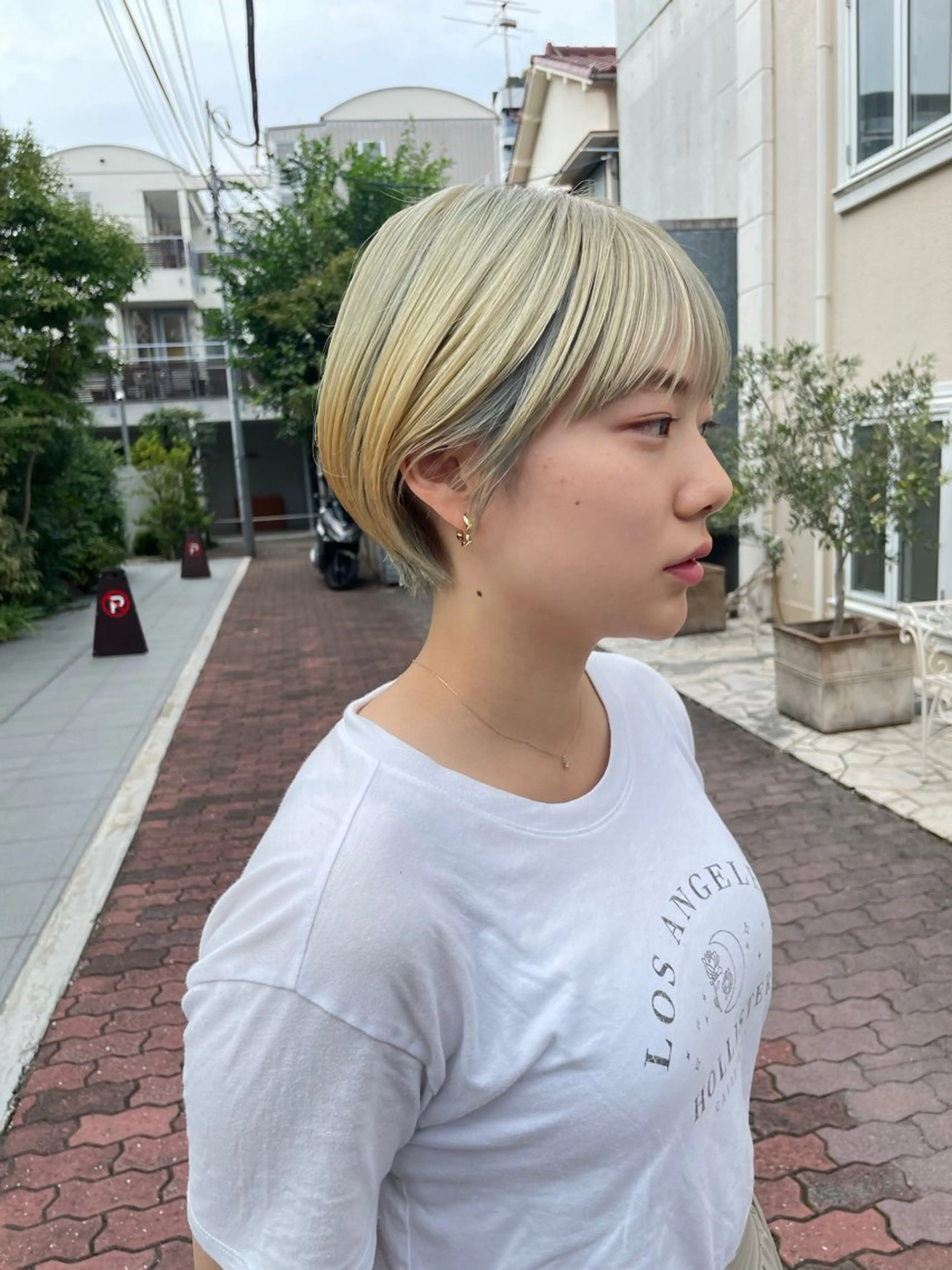 ショート カラー ショートボブ ボブ ショートヘア 表参道【髪質改善】 宮嶋勇太のヘアスタイル