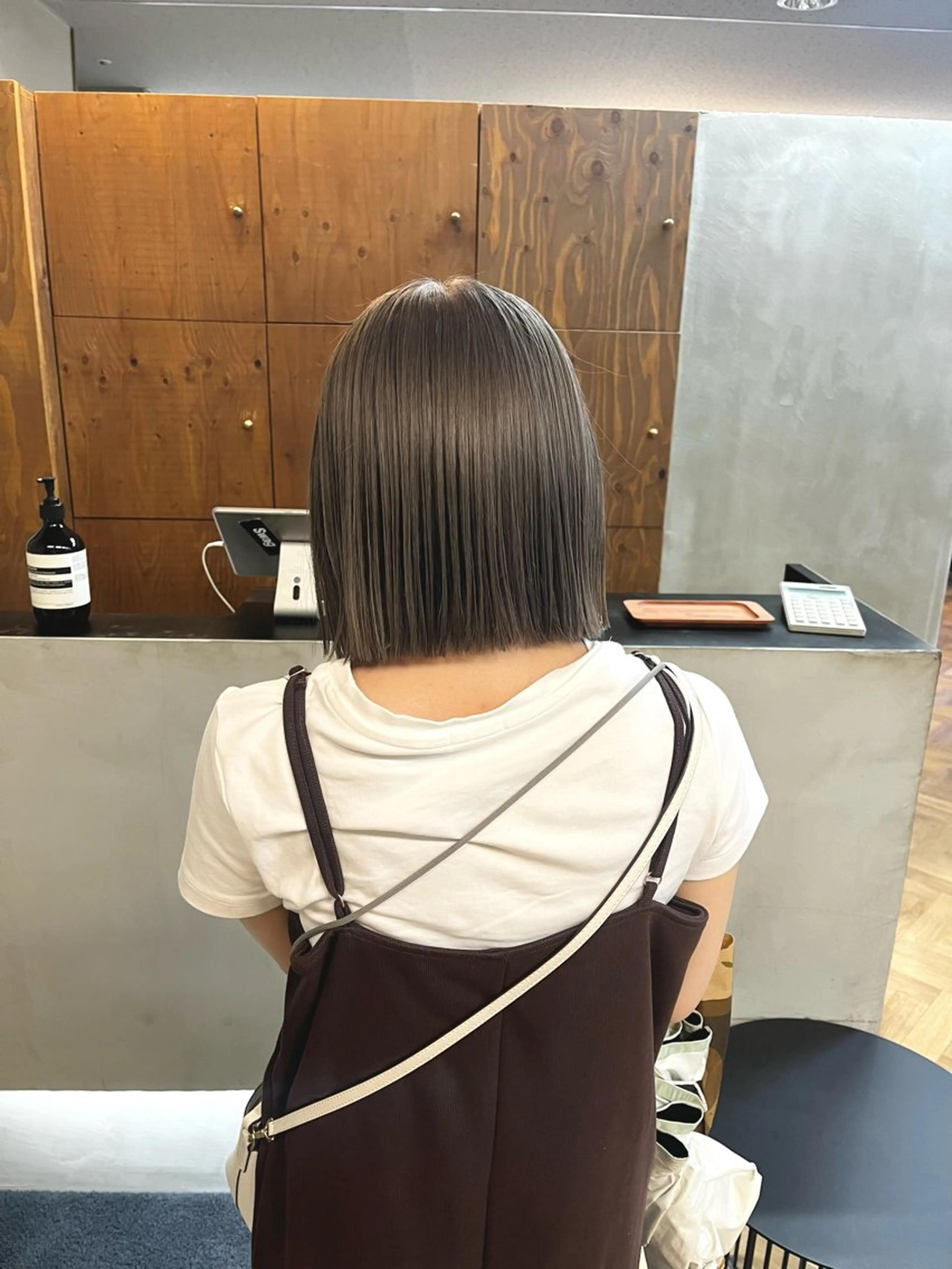 ミディアム カラー ヘアアレンジ ブリーチ ena/ブリーチなし 透明感・レイヤー🎀のヘアスタイル