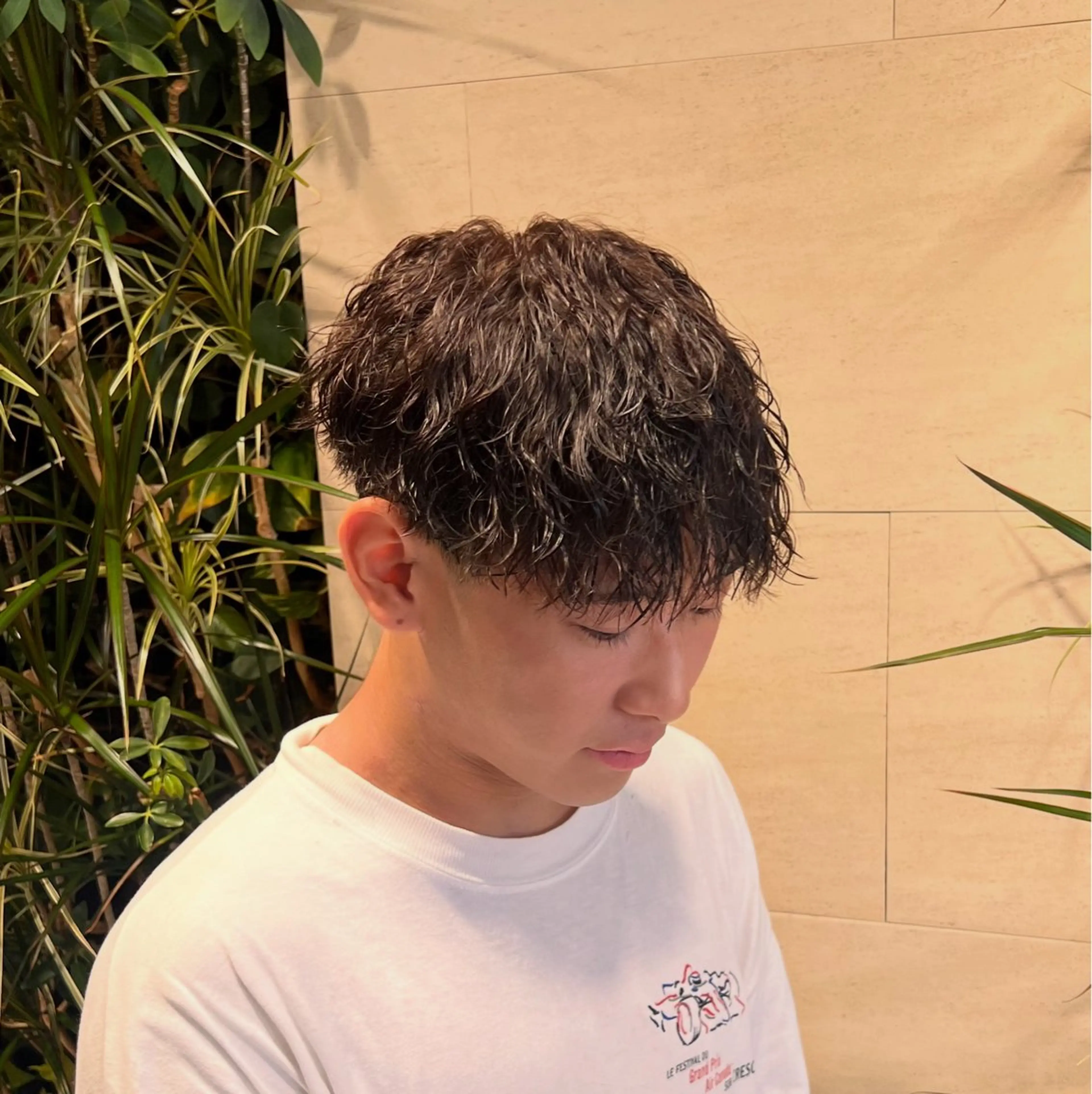 メンズ カット パーマ メンズカット/メン ズパーマ/鎌倉/ユウのヘアスタイル