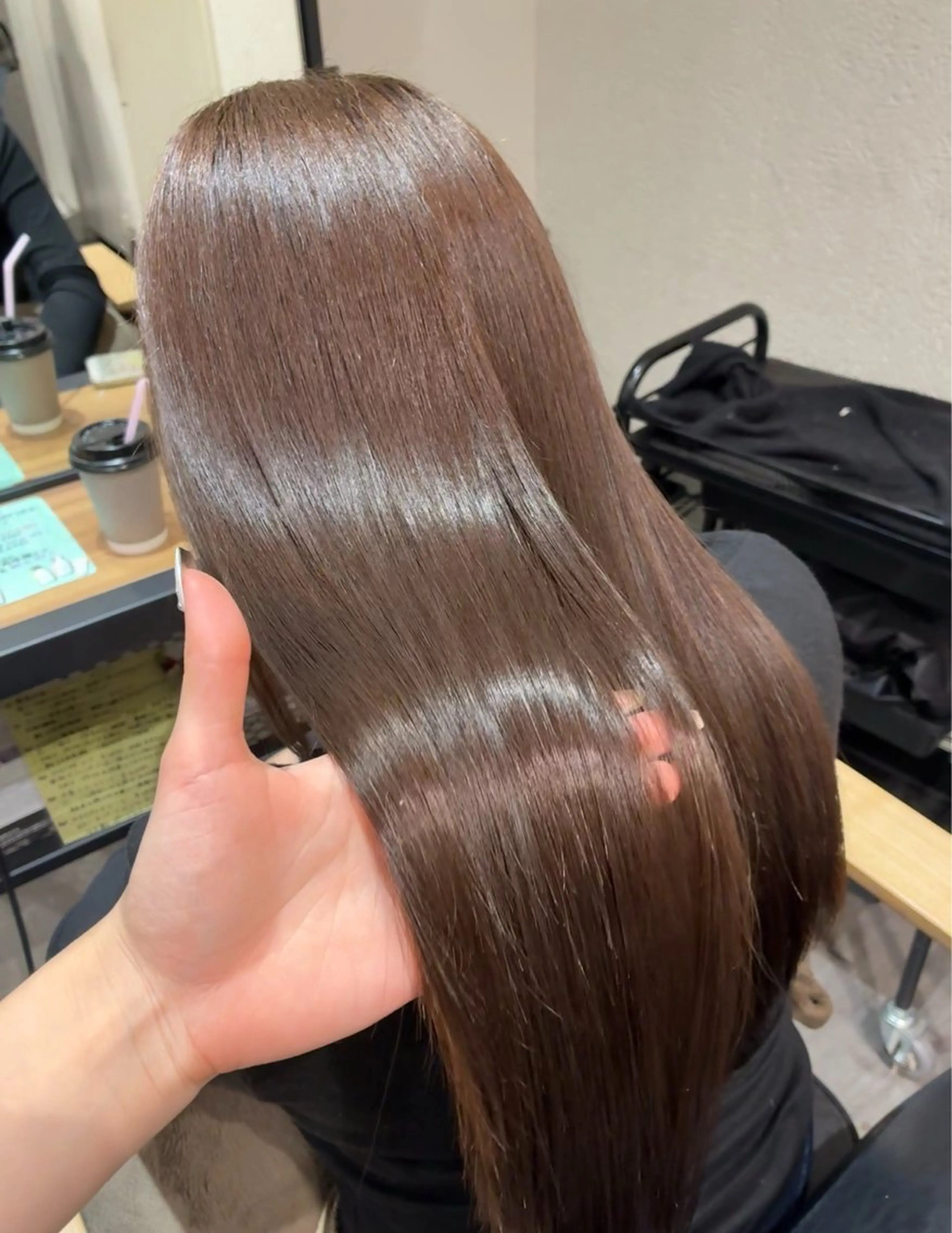 セミロング 髪質改善 トリートメント cocotte🦋 miyuのヘアスタイル
