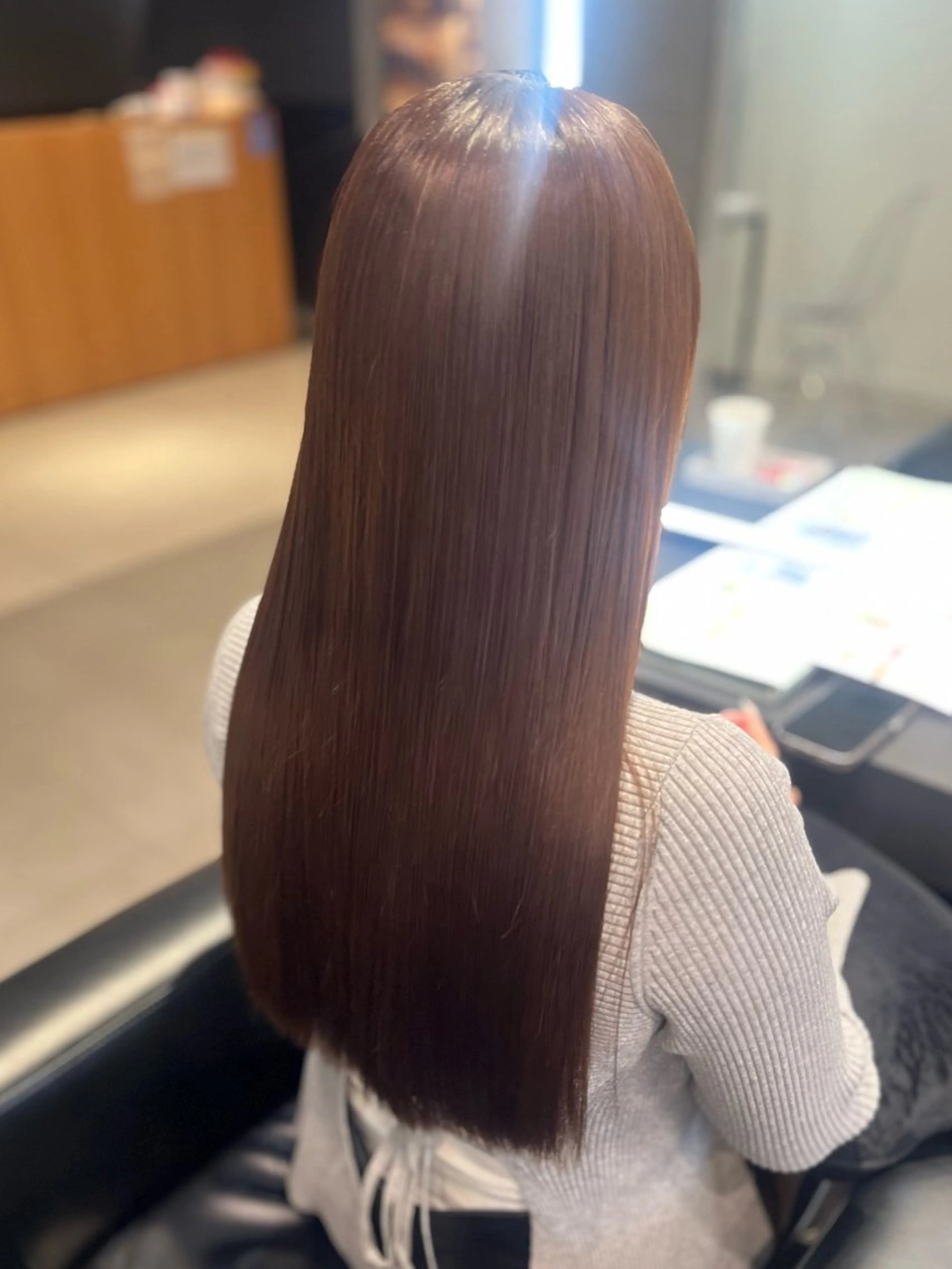 ロング 髪質改善 トリートメント 髪質改善・水素カラー ARIA（ému）のヘアスタイル