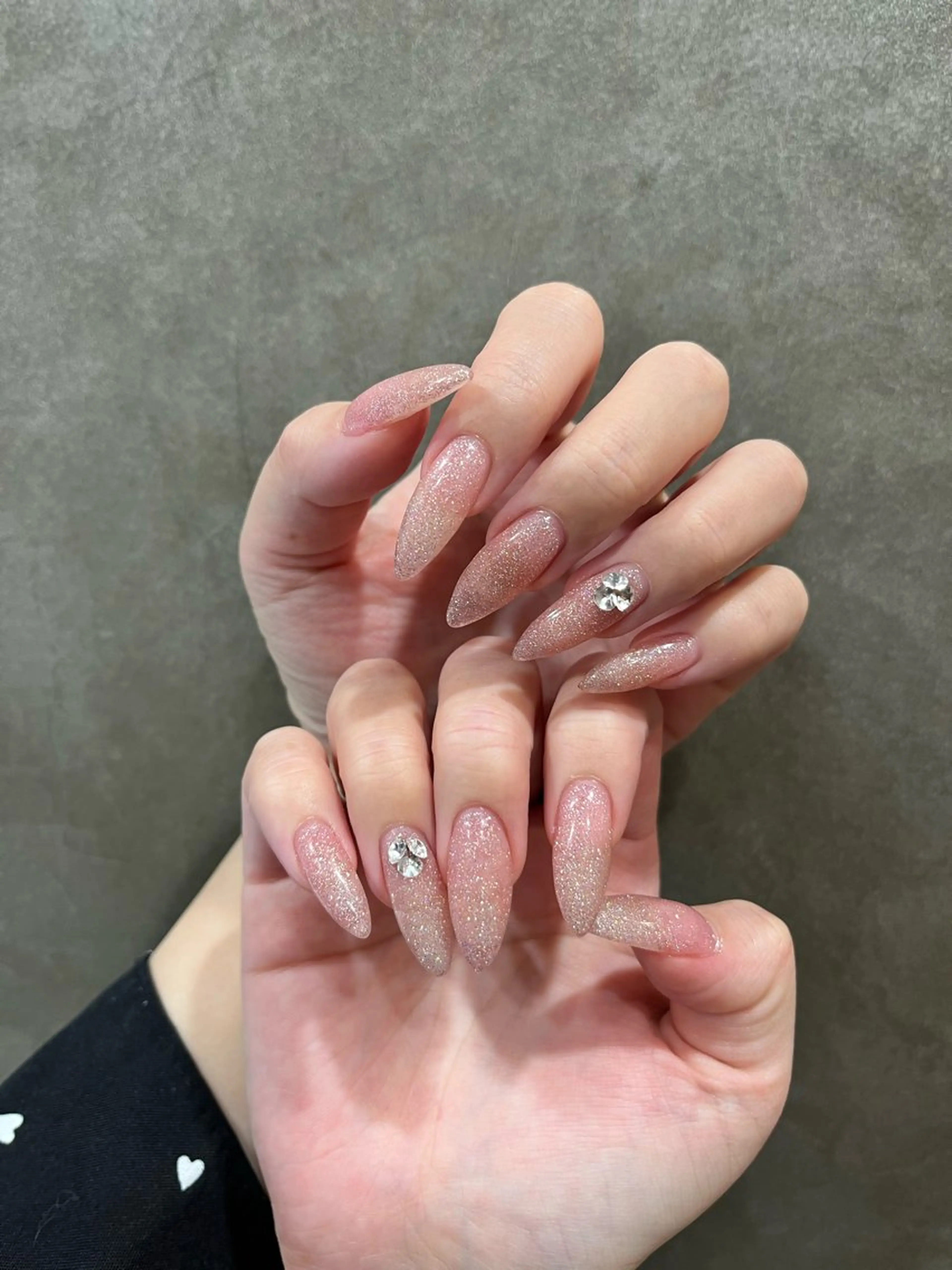 ネイル フラッシュネイル ピンク ハンドネイル WELINA CHIHIROのネイルデザイン