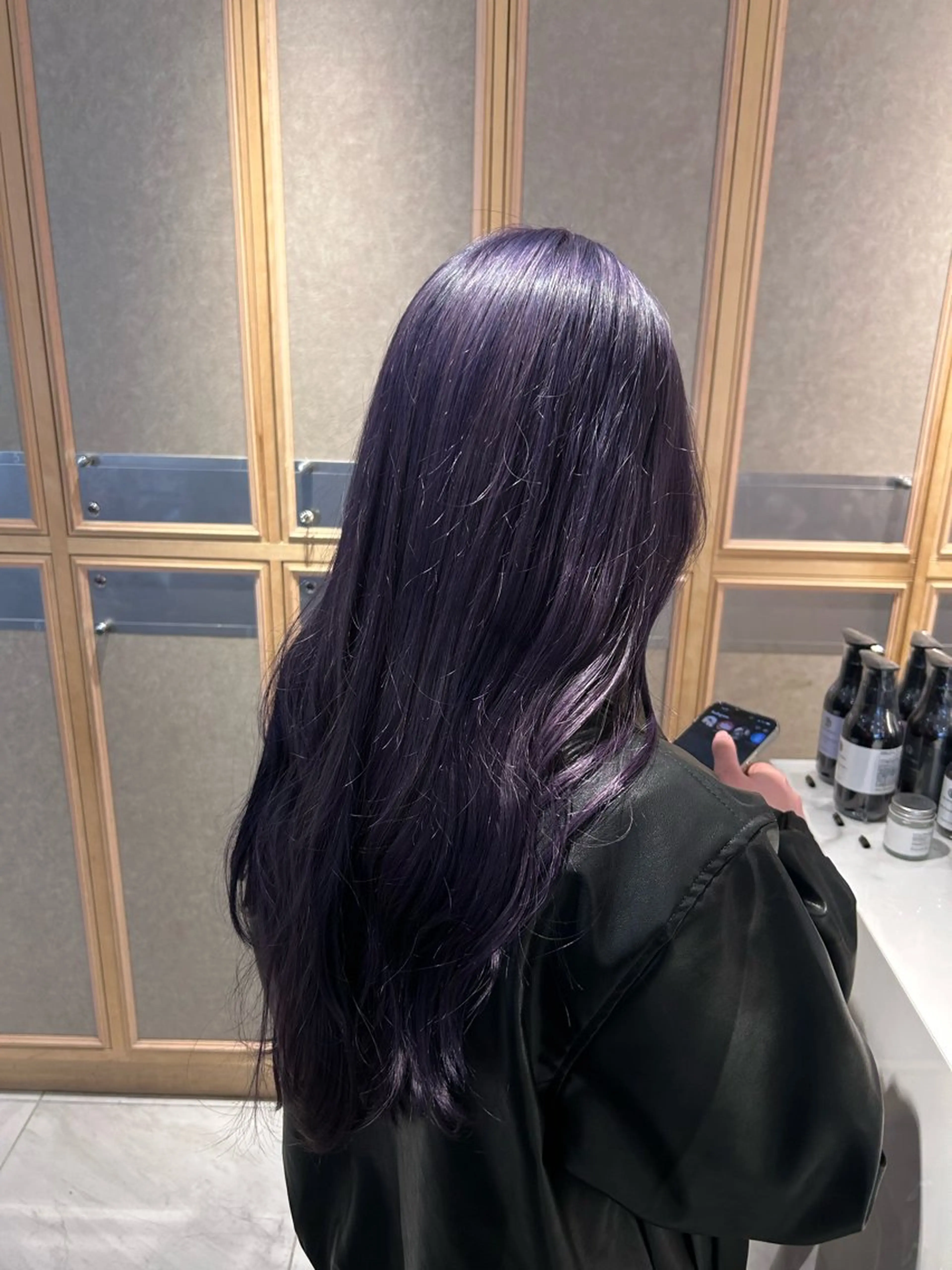 カラー ブリーチ ラベンダーカラー ヘアカラー トリートメント ヘッドスパ ヘアセット miko🪽地毛風/ ハイトーン/レイヤーのヘアスタイル