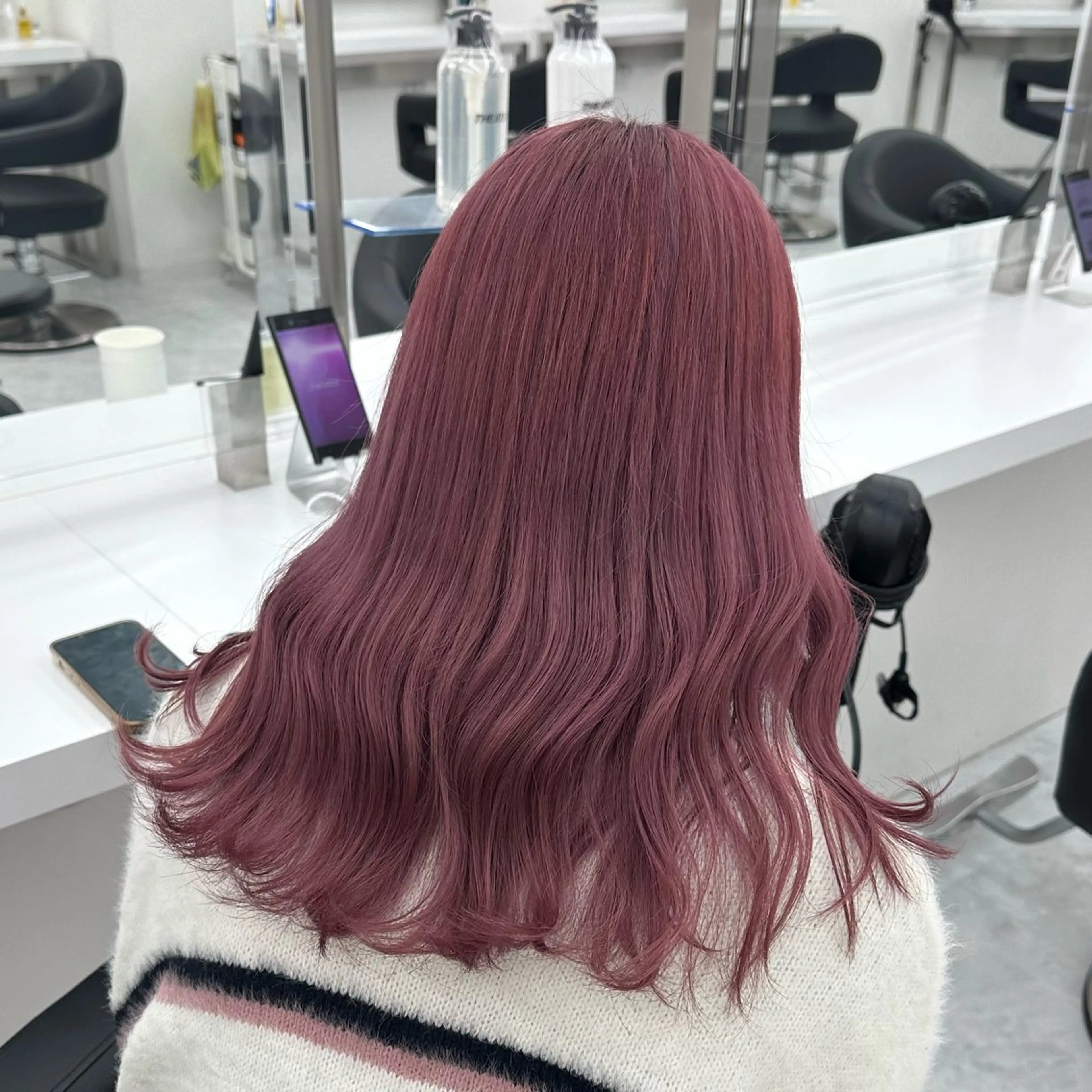 セミロング カラー 似合わせstyle ❤︎misaki❤︎のヘアスタイル