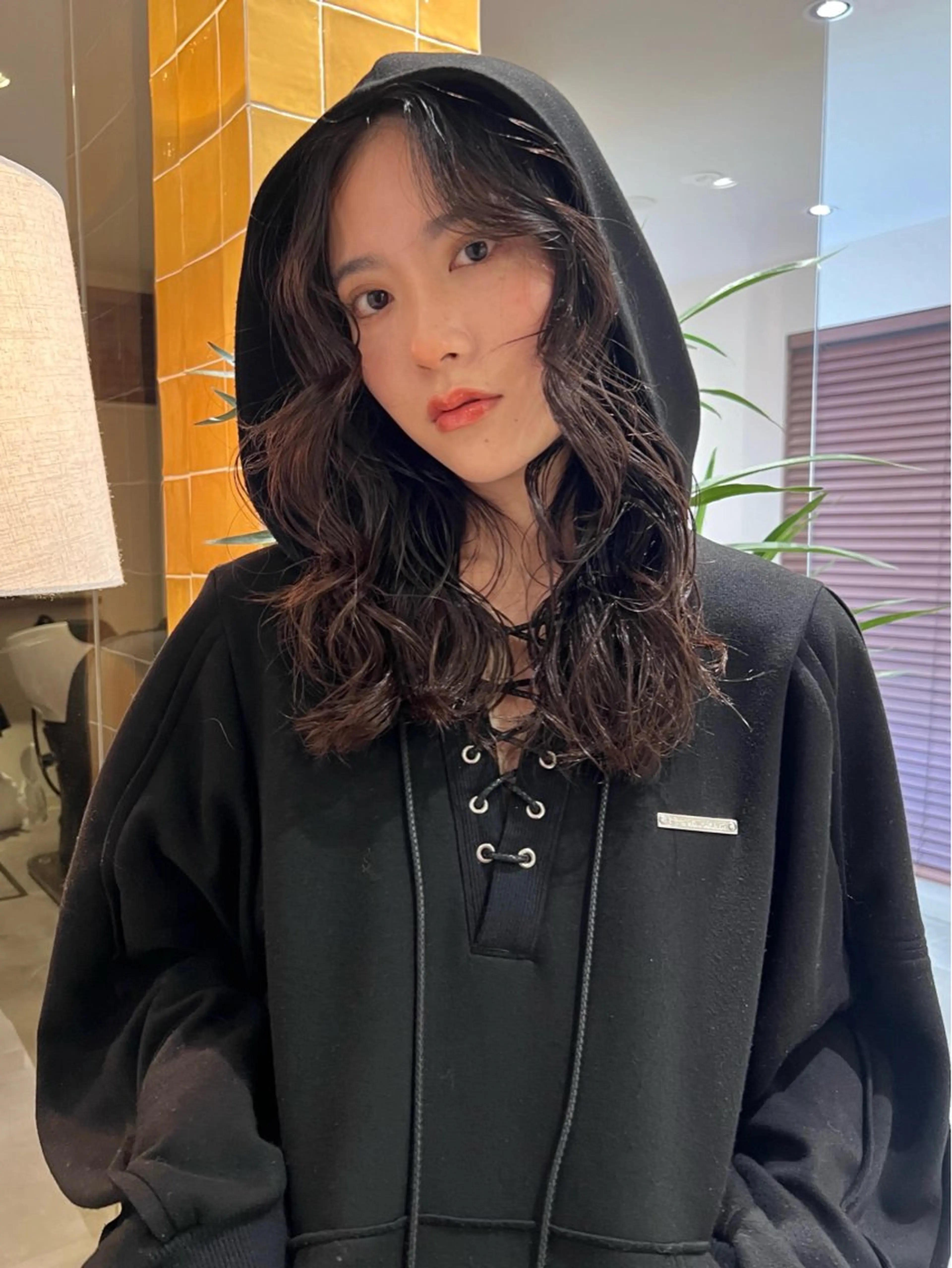 セミロング カラー レイヤー/ 透明感SHIMAのヘアスタイル