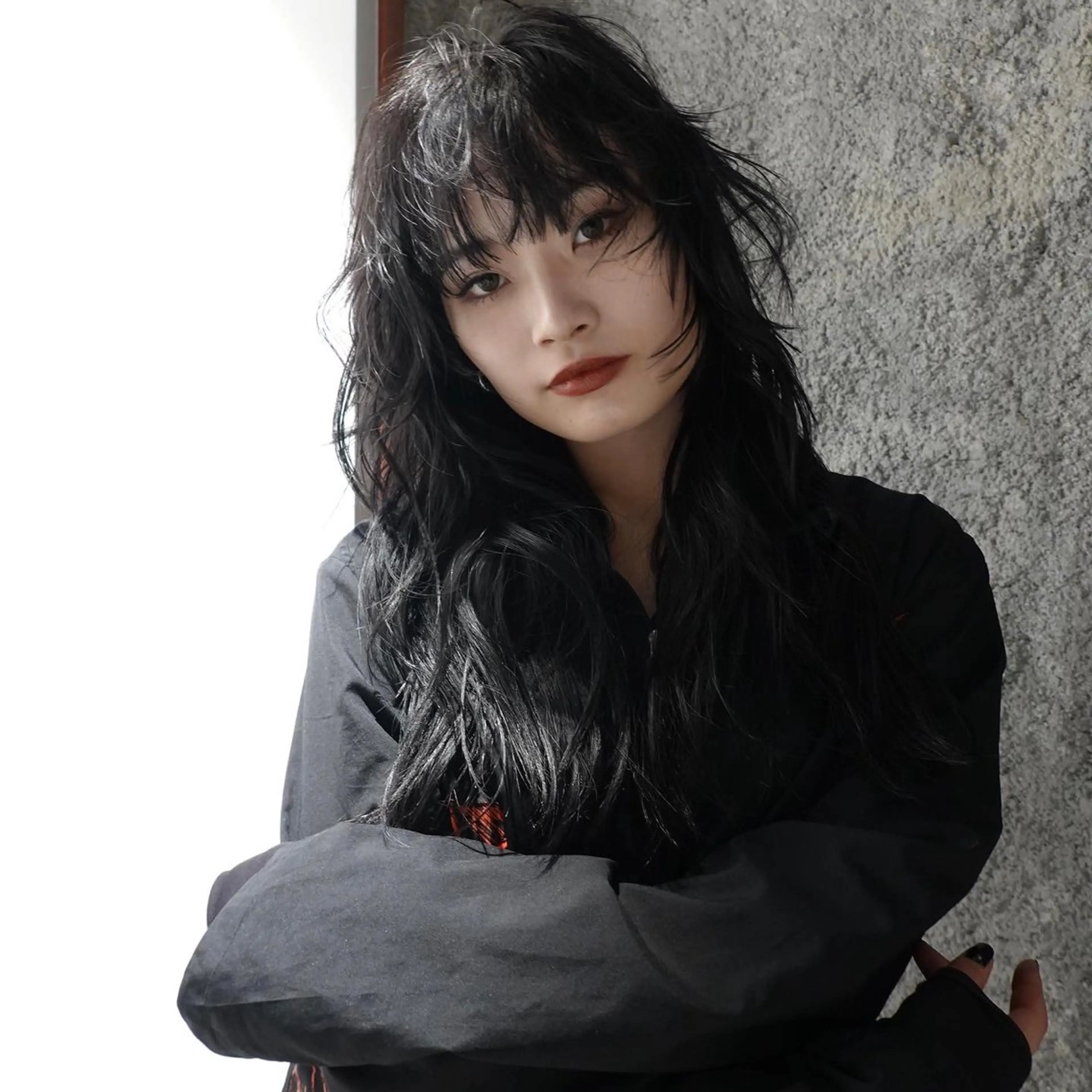 ロング パーマ ハイレイヤー レイヤーカット bloc japon所属・ﾌﾞﾚｲｽﾞ˚✧₊⁎ ﾚｲﾔｰToriのヘアスタイル