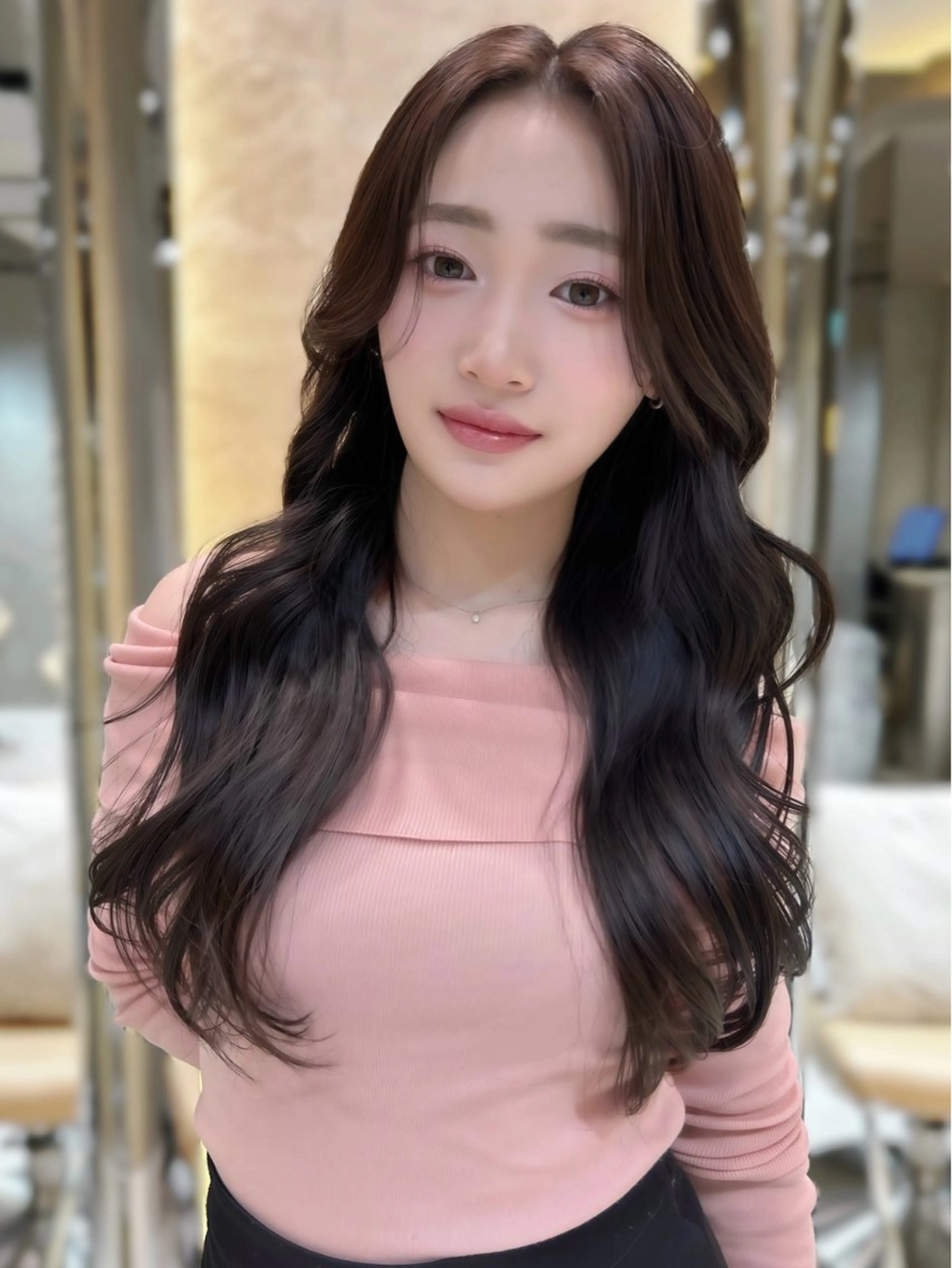 ロング 似合わせレイヤー・ボ ブ タナカ レイヤのヘアスタイル